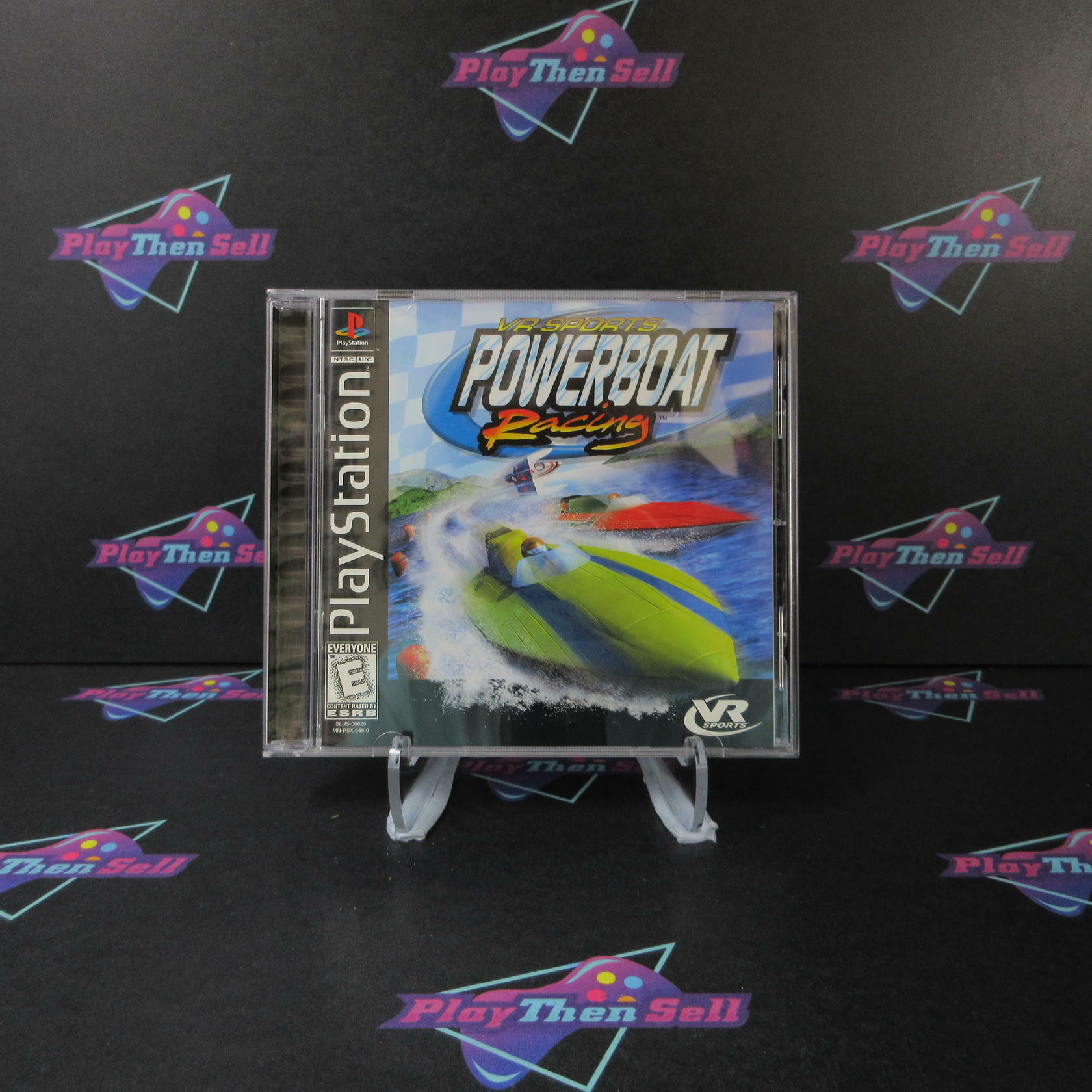 Vr Sports Powerboat Racing PS1 PlayStation 1 + Reg Card - Like New