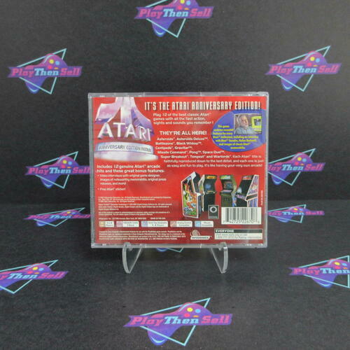 Atari Anniversary Edition Redux PS1 PlayStation 1 + Stickers - Like New