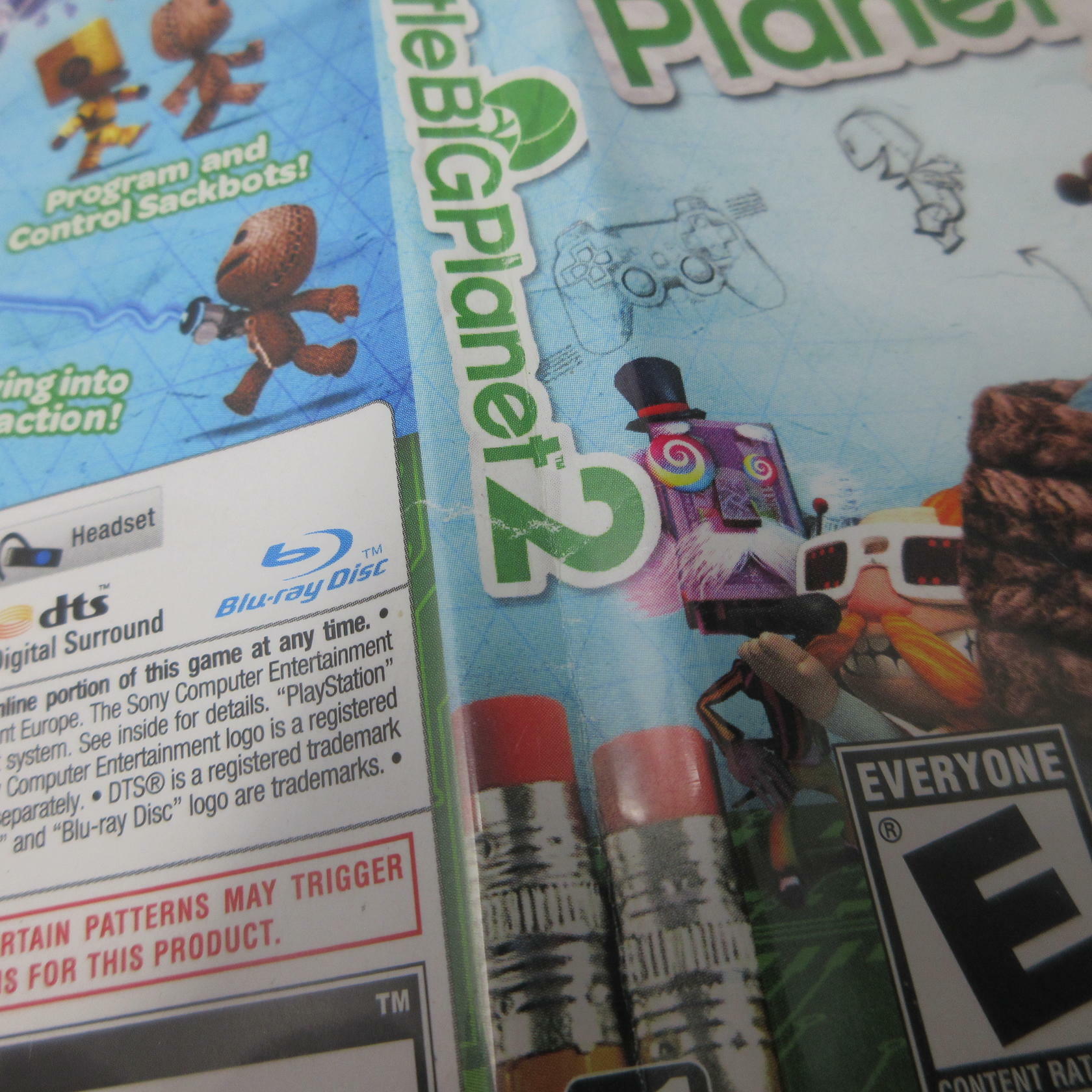 LittleBigPlanet 2 PS3 PlayStation 3 AD/NM - Very Good