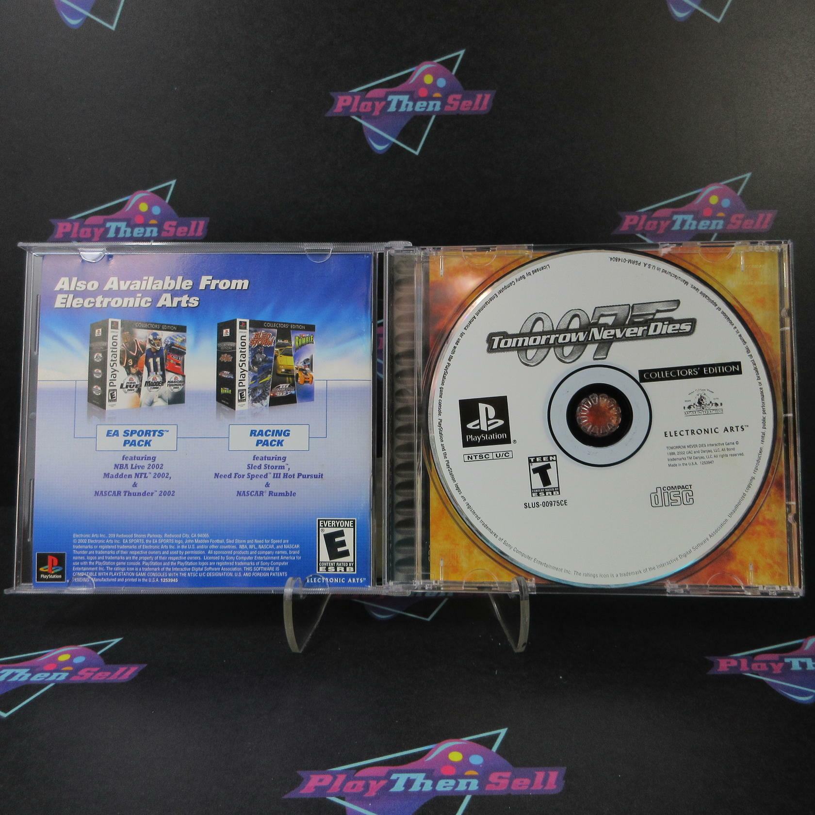 Tomorrow Never Dies 007 PS1 PlayStation 1 Collector's Edition + Reg Card - Like New