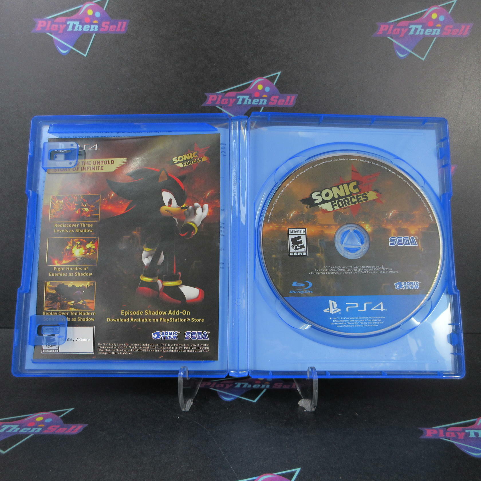 Sonic Forces Bonus Edition PS4 PlayStation 4 + Controller Skin - Like New