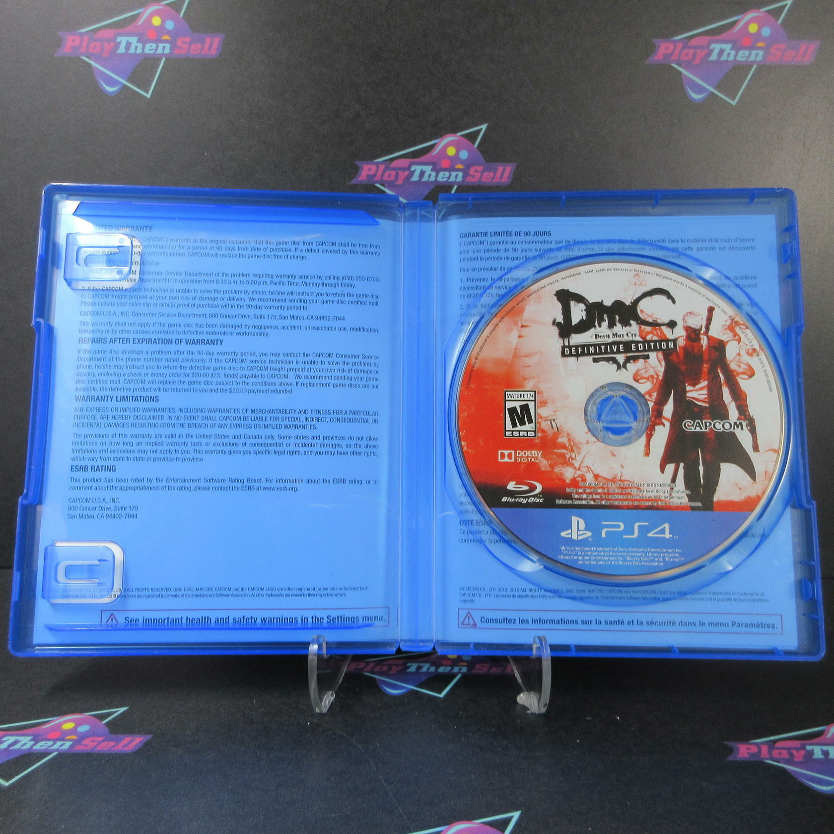 DMC Devil May Cry Definitive Edition PS4 PlayStation 4 AD/DD Complete CIB - Very Good