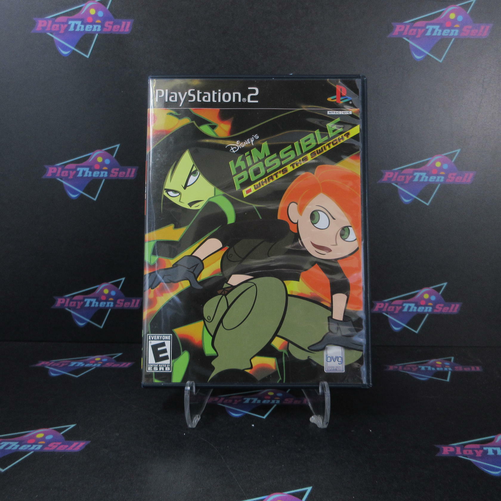 Disney's Kim Possible What's the Switch PS2 PlayStation 2 MD Complete CIB - Very Good