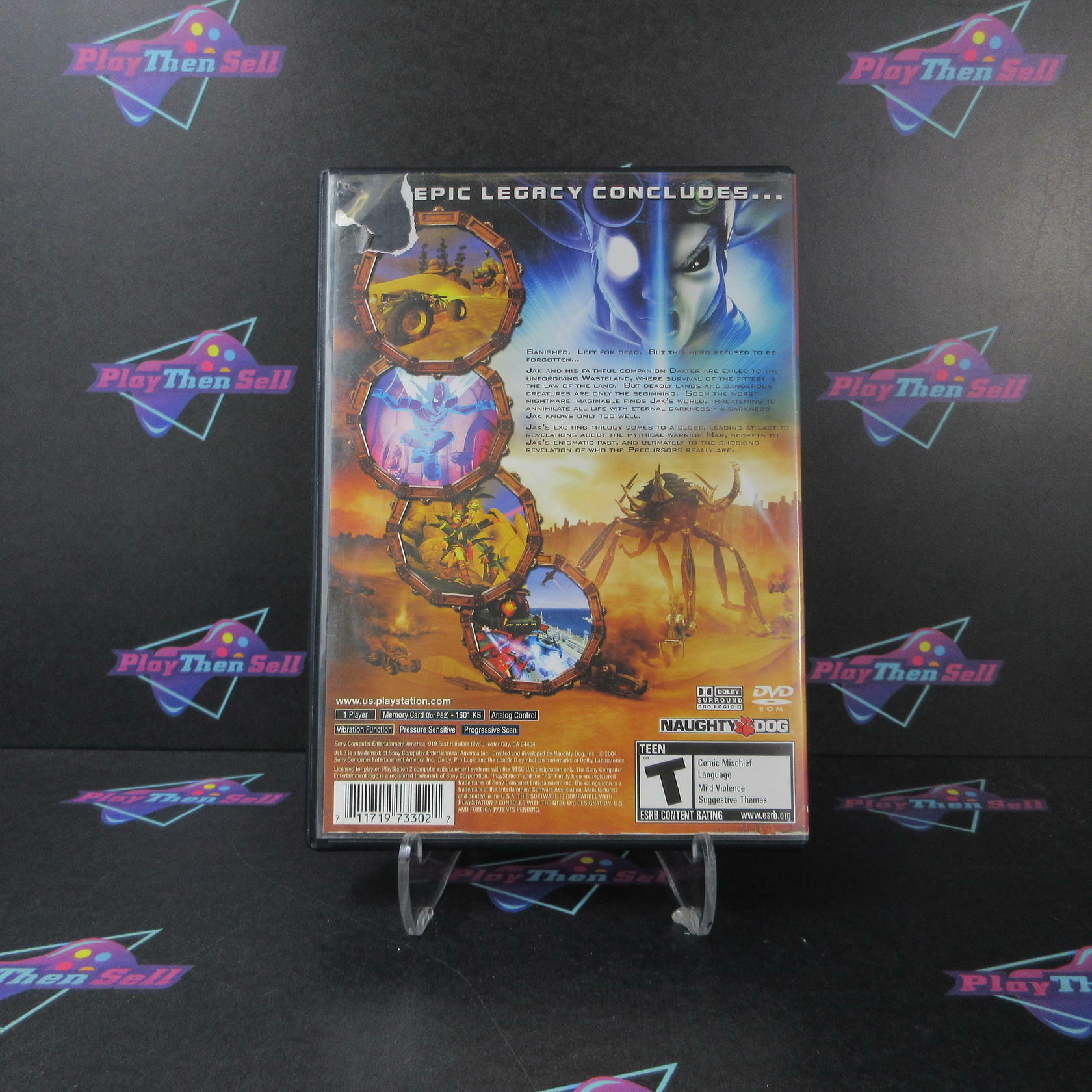 Jak 3 GH PS2 PlayStation 2 AD/NM - Very Good