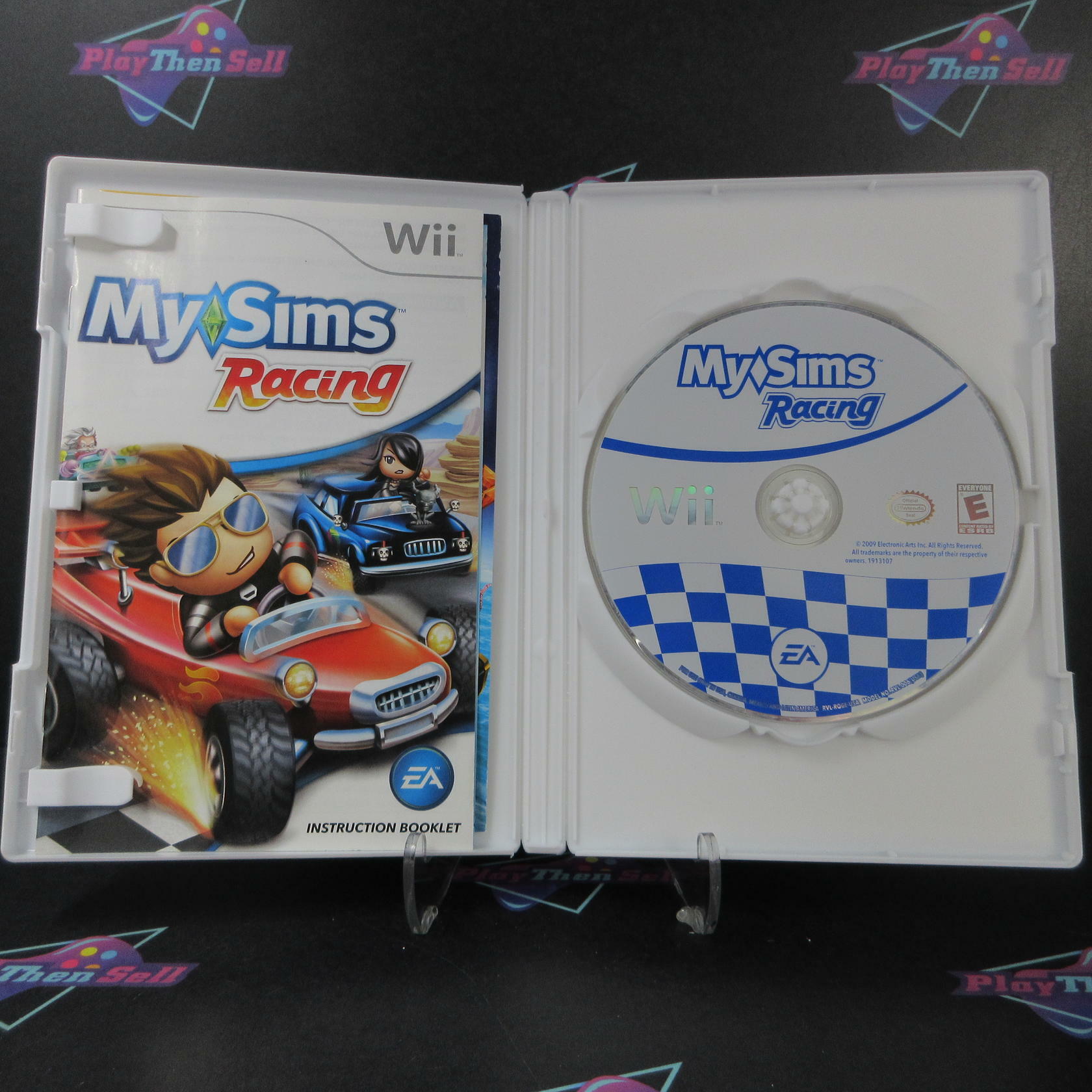 MySims Racing Nintendo Wii AD Complete CIB - Very Good