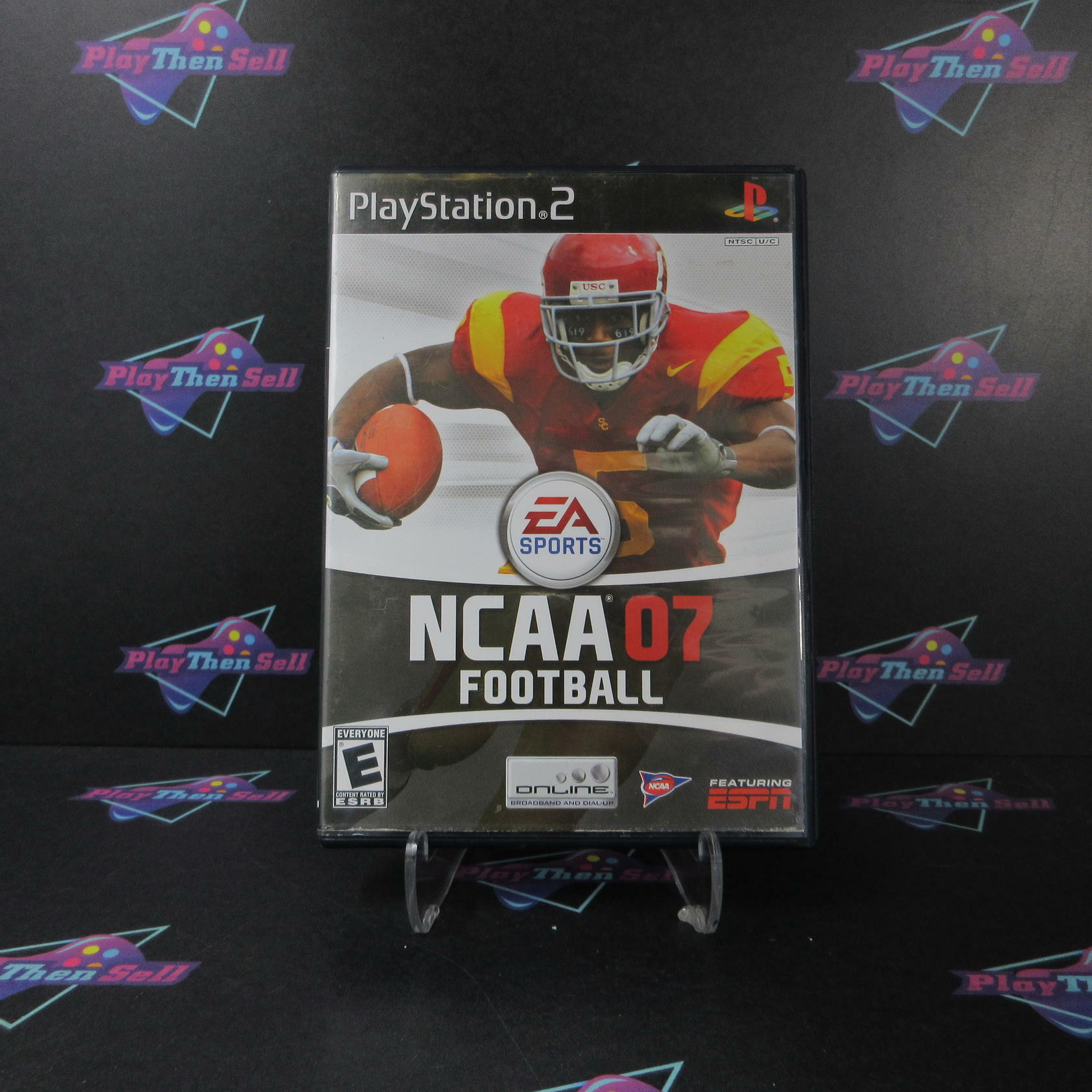 NCAA Football 07 PS2 PlayStation 2 AD/DD Complete CIB - Very Good