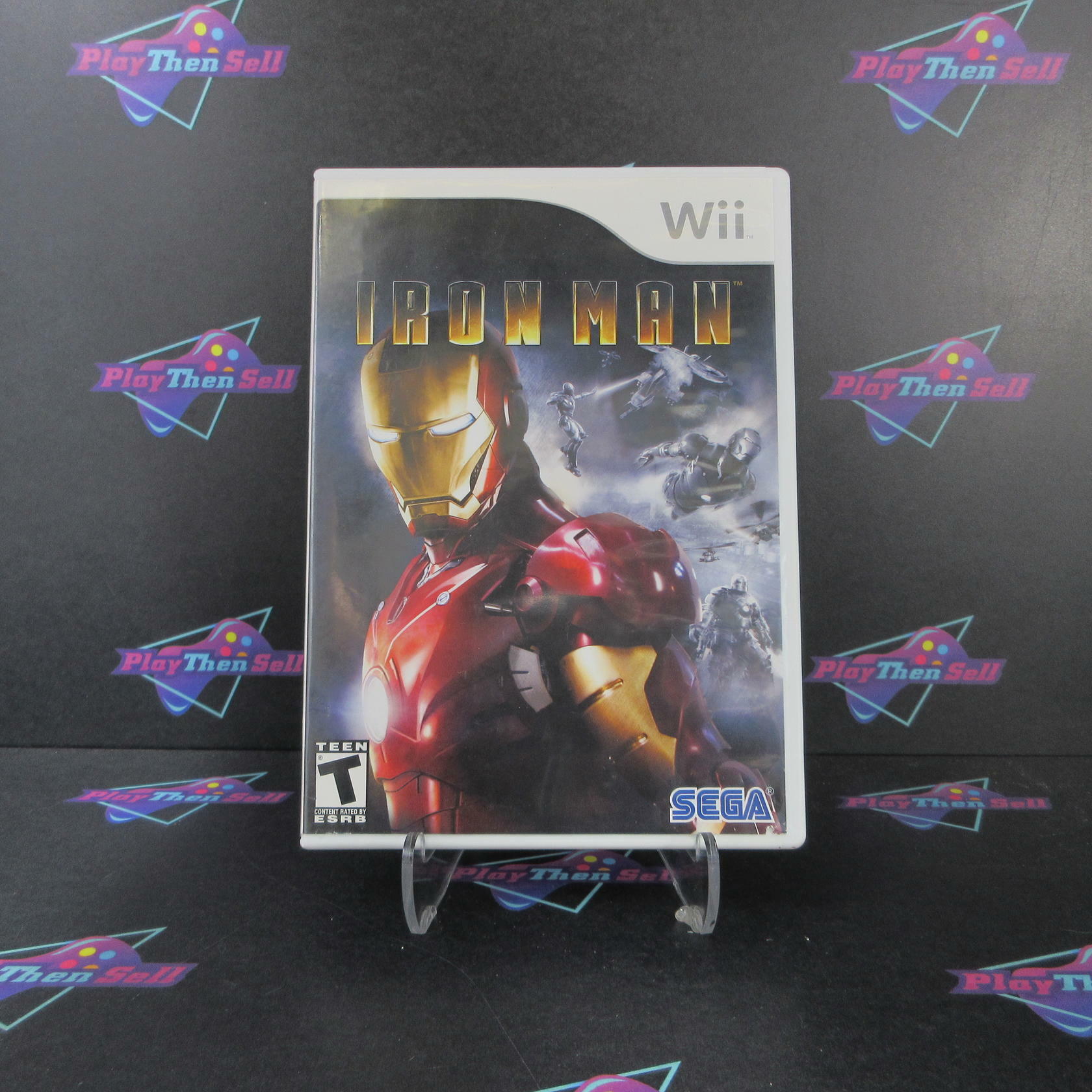 Iron Man Nintendo Wii AD Complete CIB - Very Good