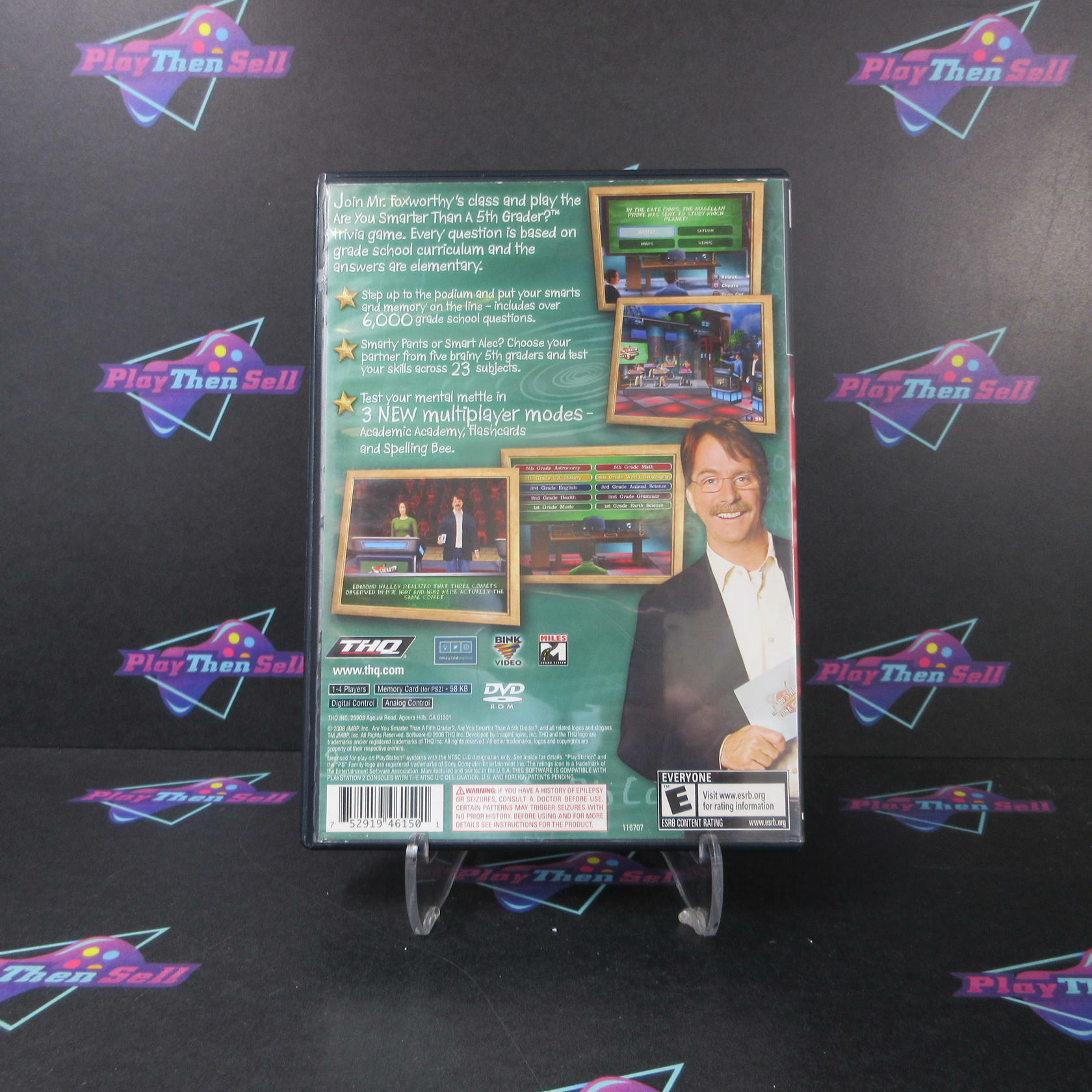 Are You Smarter than a 5th Grader Make the Grade PlayStation 2 AD/DD Complete - Very Good
