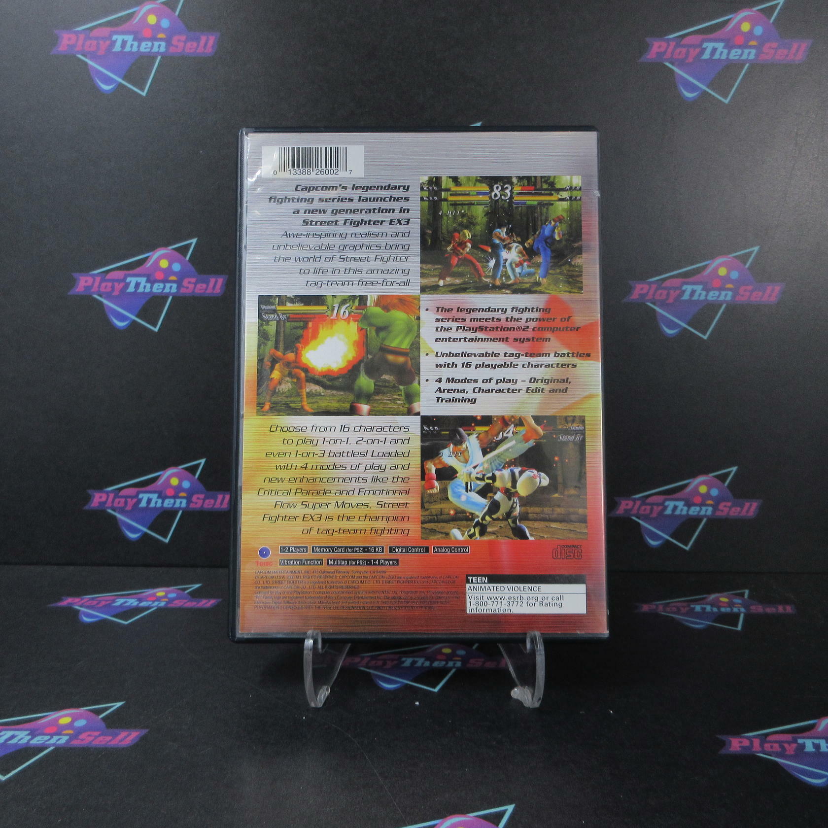 Street Fighter EX3 PS2 Playstation 2 AD/MD Complete CIB - Very Good