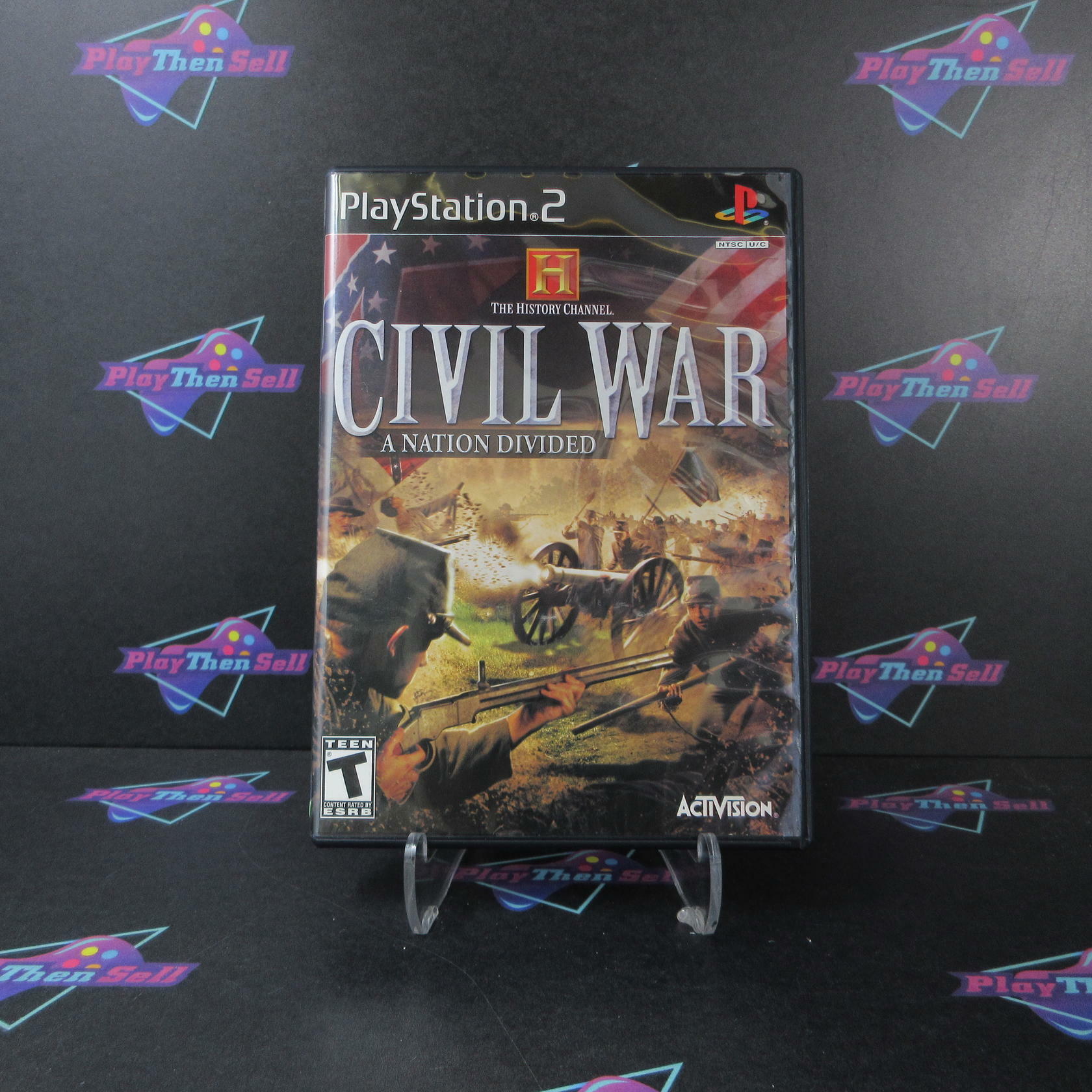 History Channel Civil War A Nation Divided PS2 PlayStation 2 - Very Good