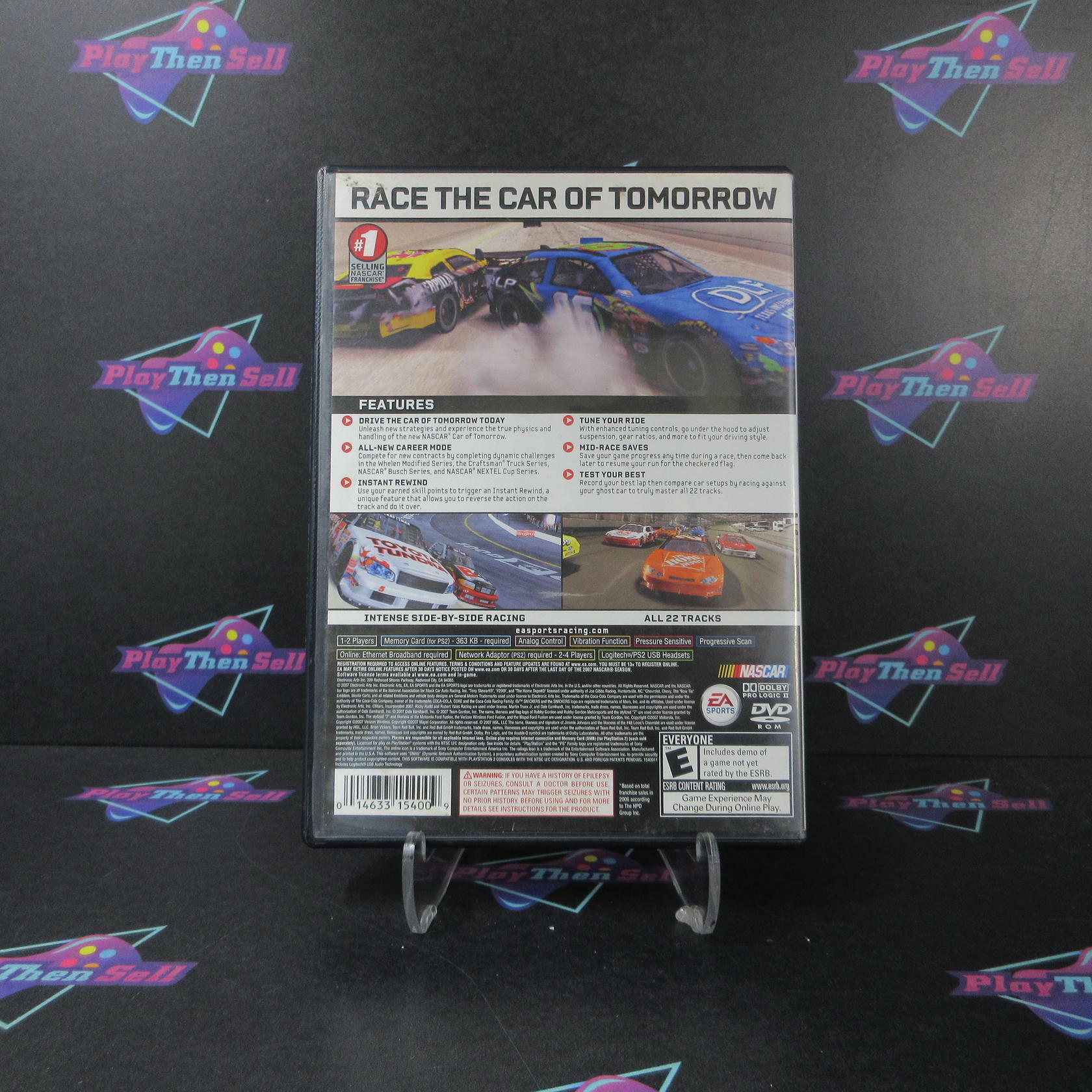 NASCAR 08 PS2 PlayStation 2 AD/NM - Very Good