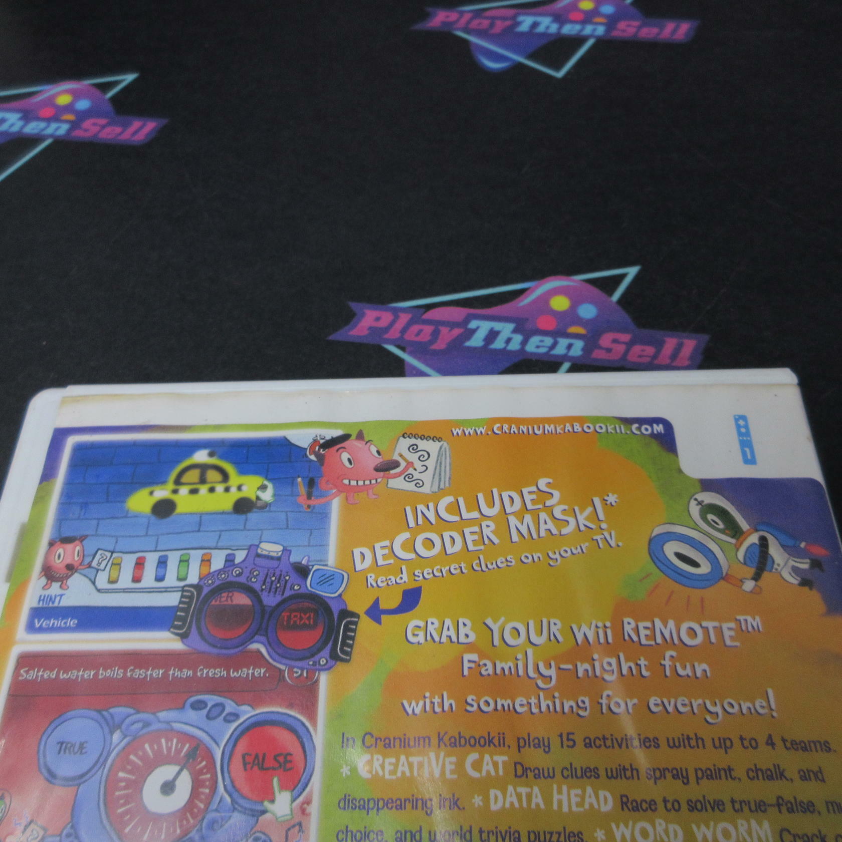 Cranium Kabookii Nintendo Wii AD/NM - Very Good