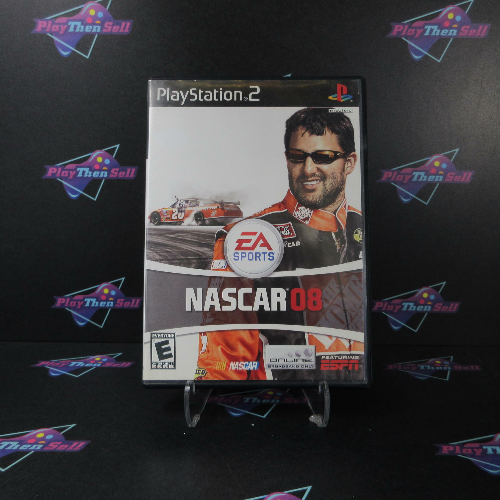 NASCAR 08 PS2 PlayStation 2 AD/NM - Very Good