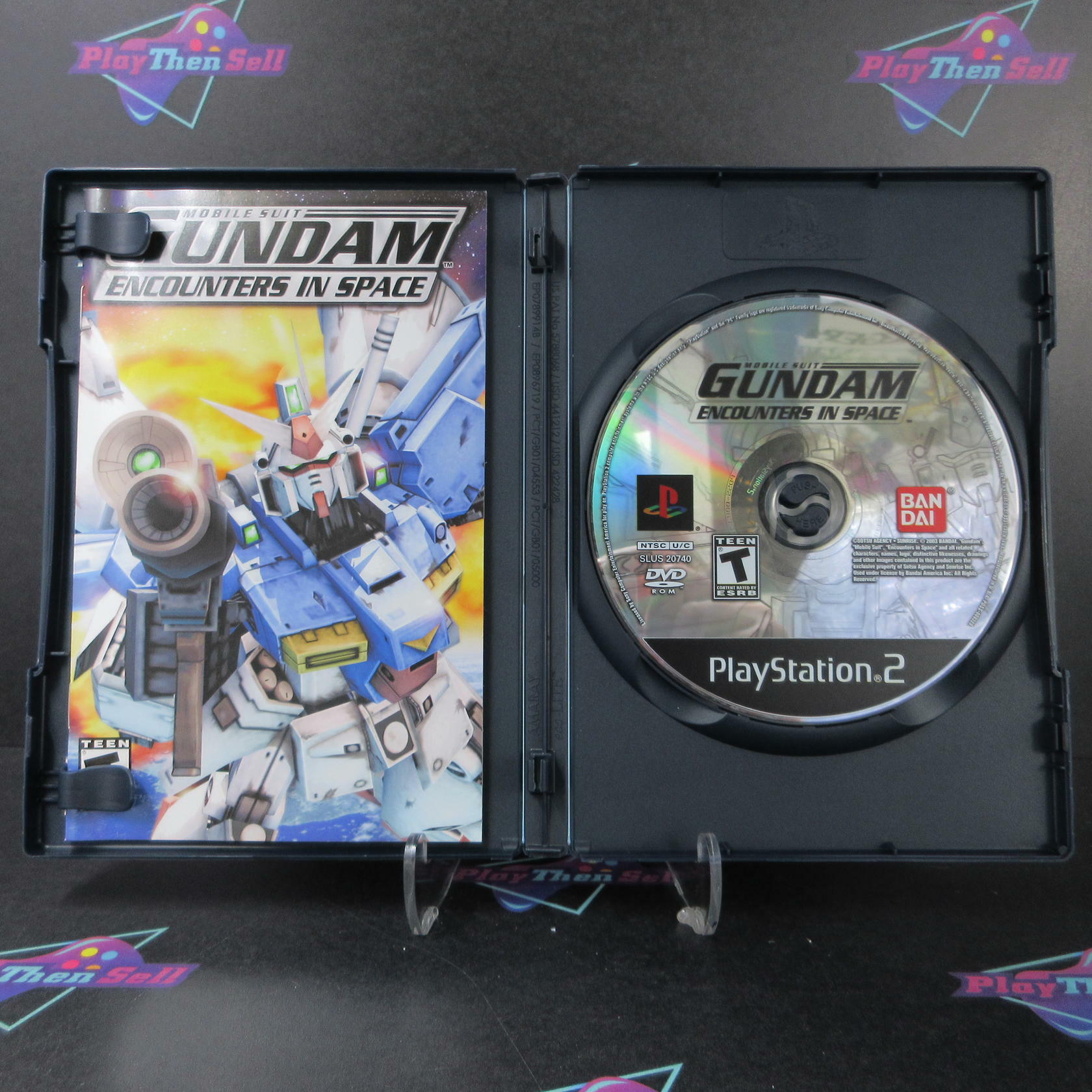 Mobile Suit Gundam Encounters in Space PS2 PlayStation 2 + Reg Card - Like New