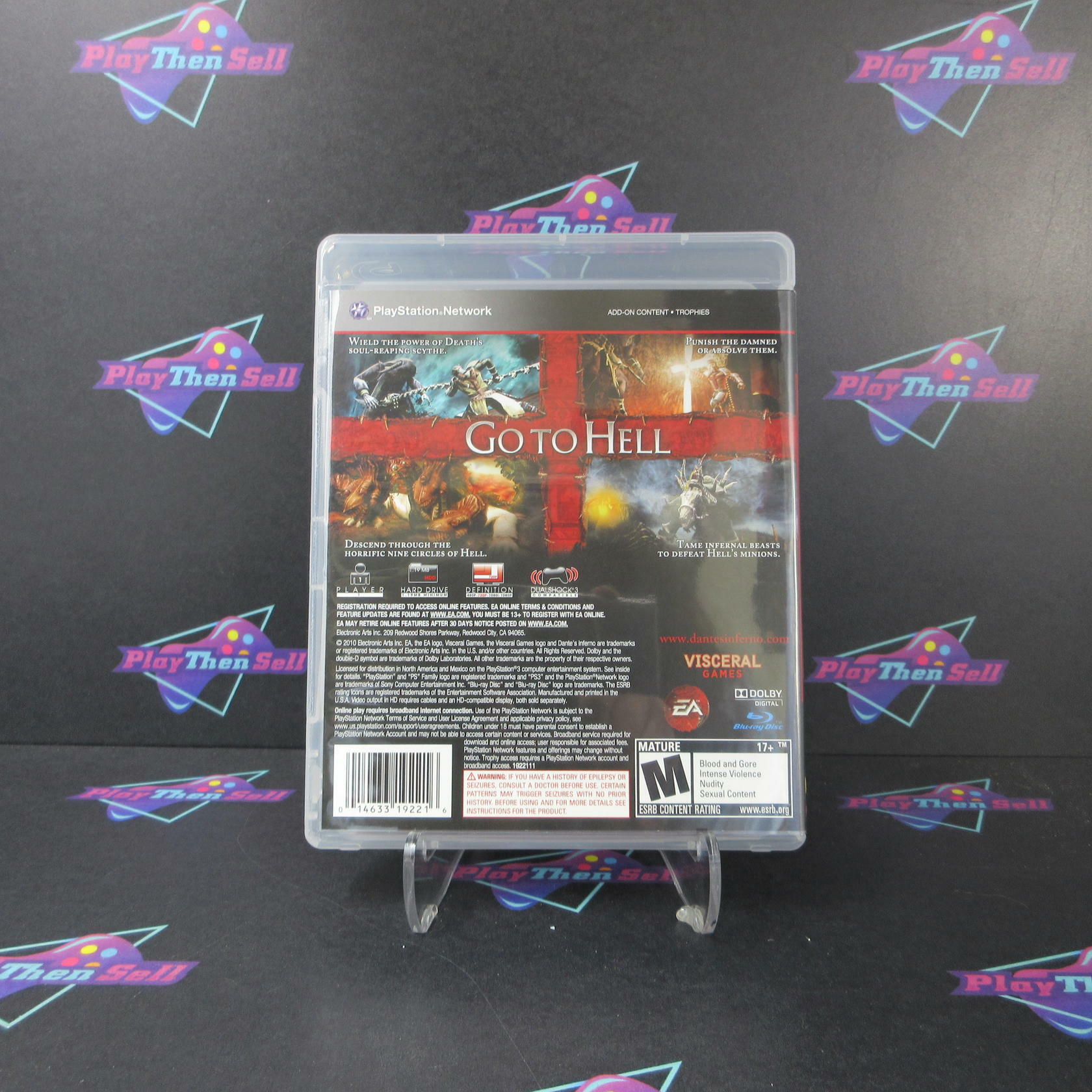 Dante's Inferno Divine Edition PS3 PlayStation 3 MD Complete CIB - Very Good
