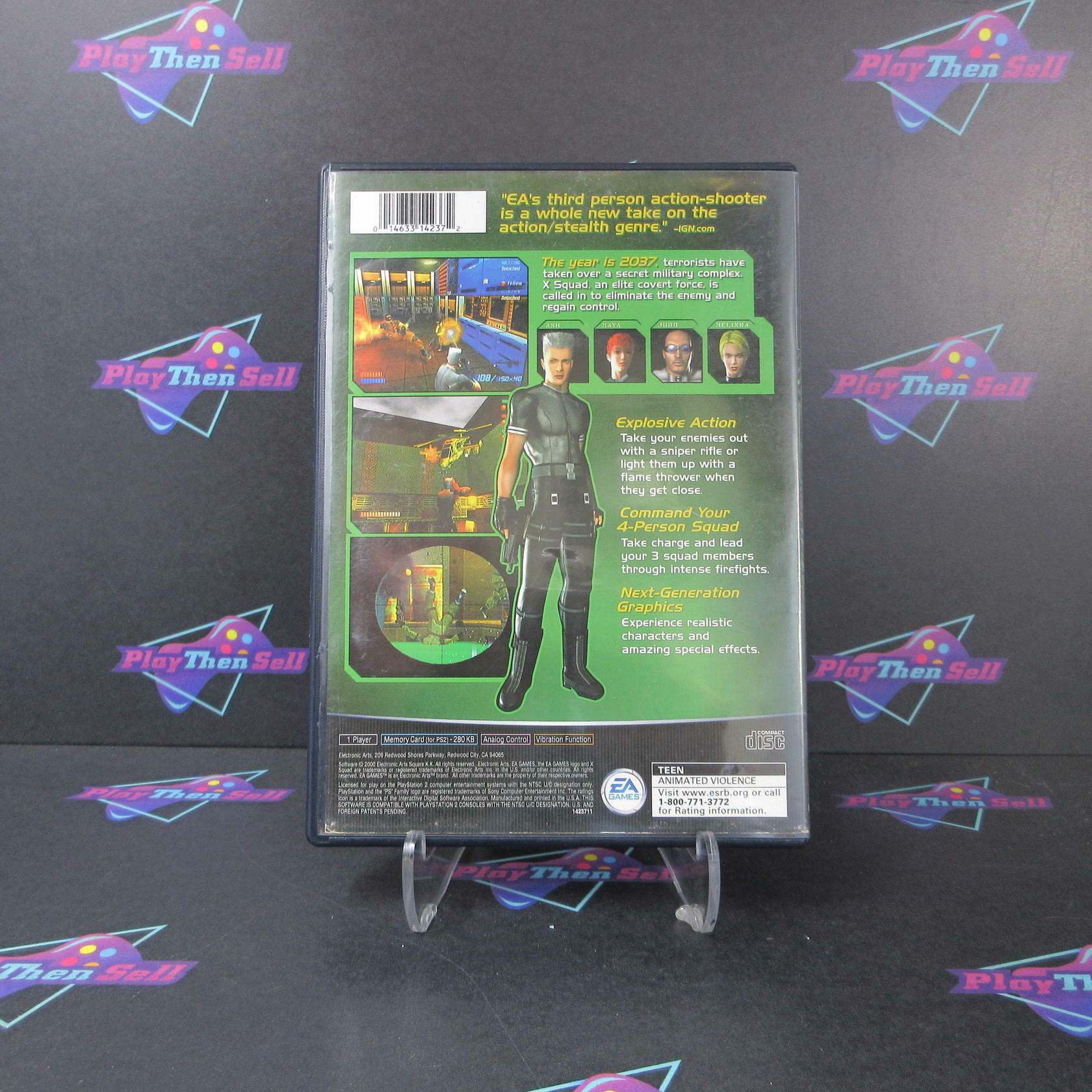 X-Squad PS2 PlayStation 2 AD/NM - Very Good