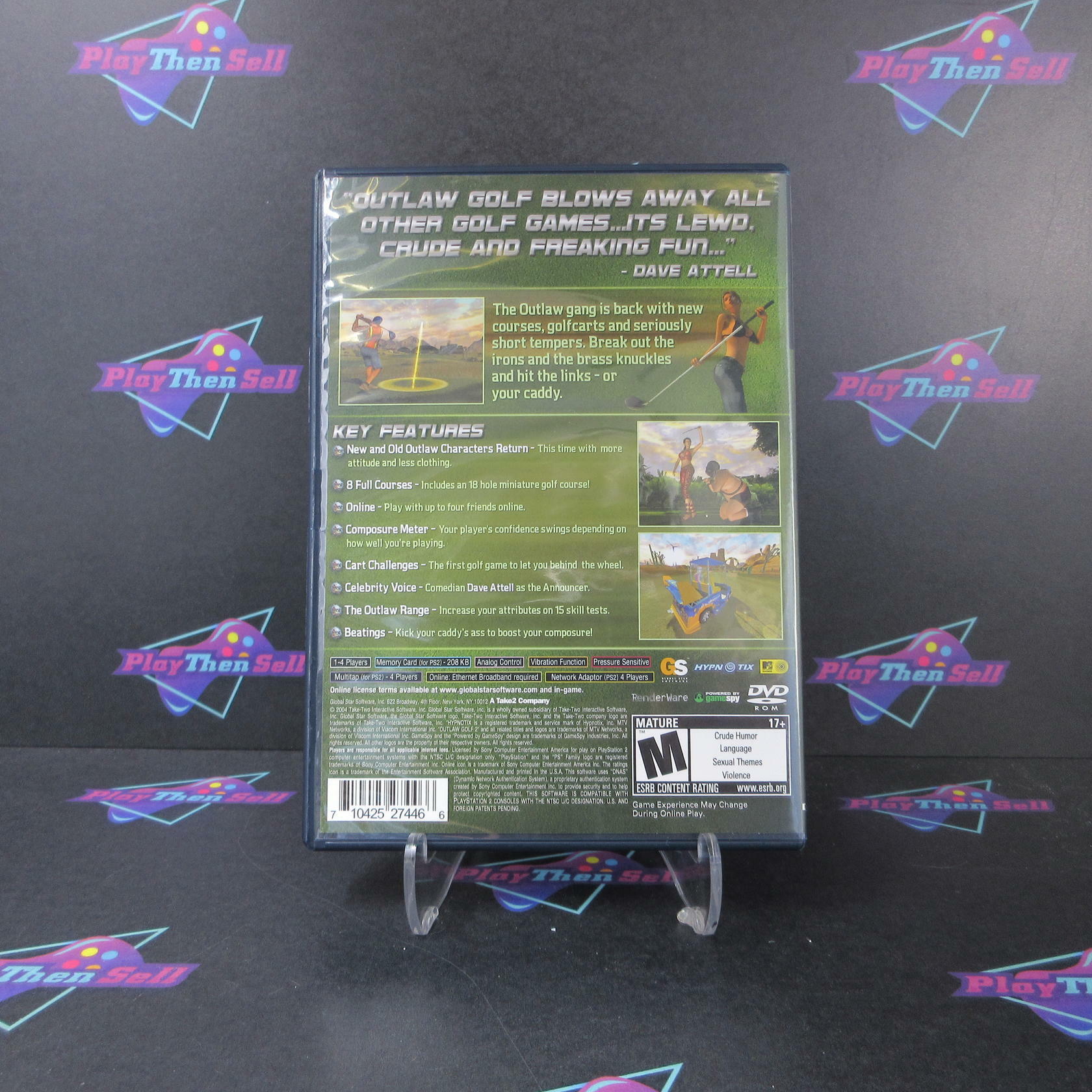 Outlaw Golf 2 PS2 PlayStation 2 - Like New