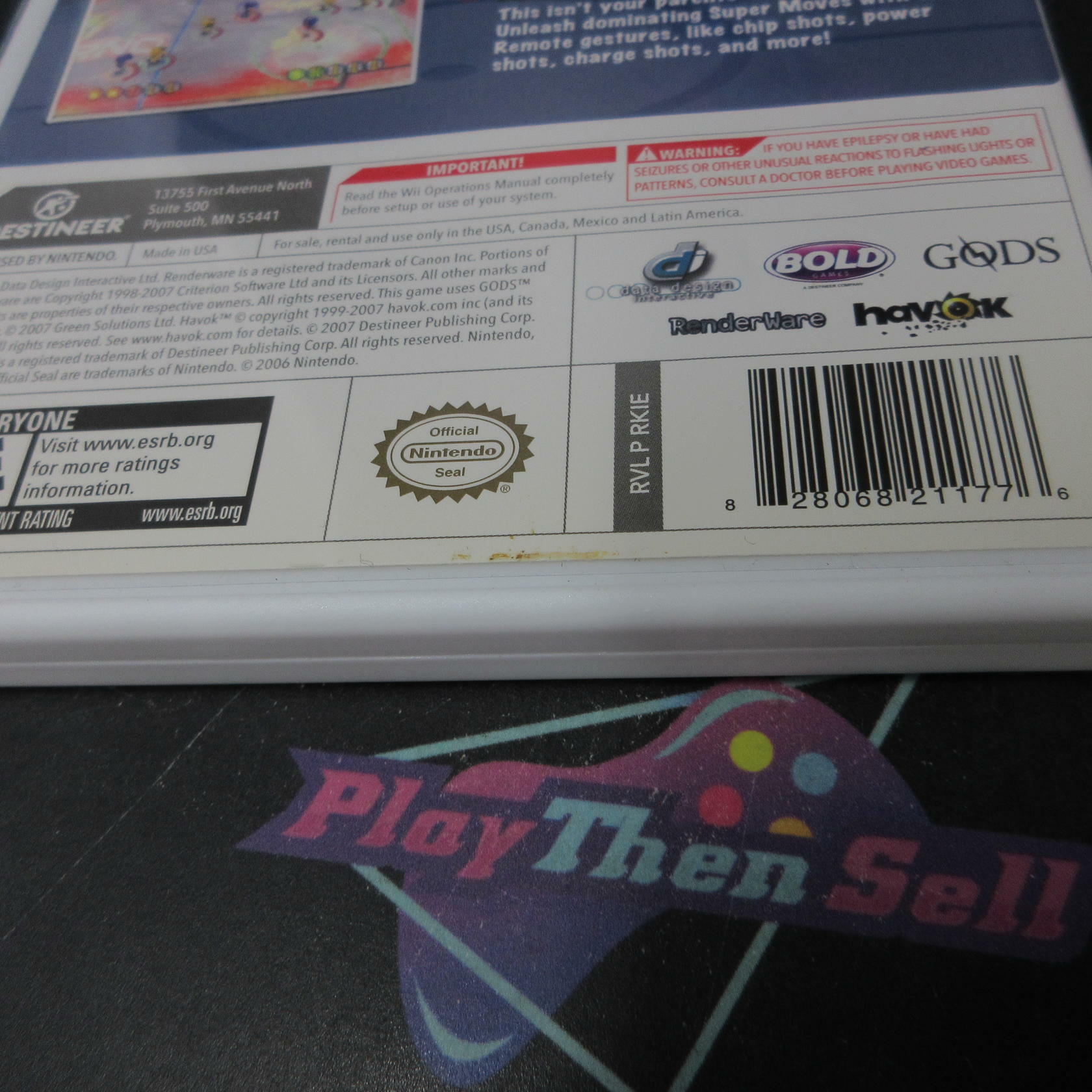 Kidz Sports Ice Hockey Nintendo Wii AD Complete CIB - Very Good