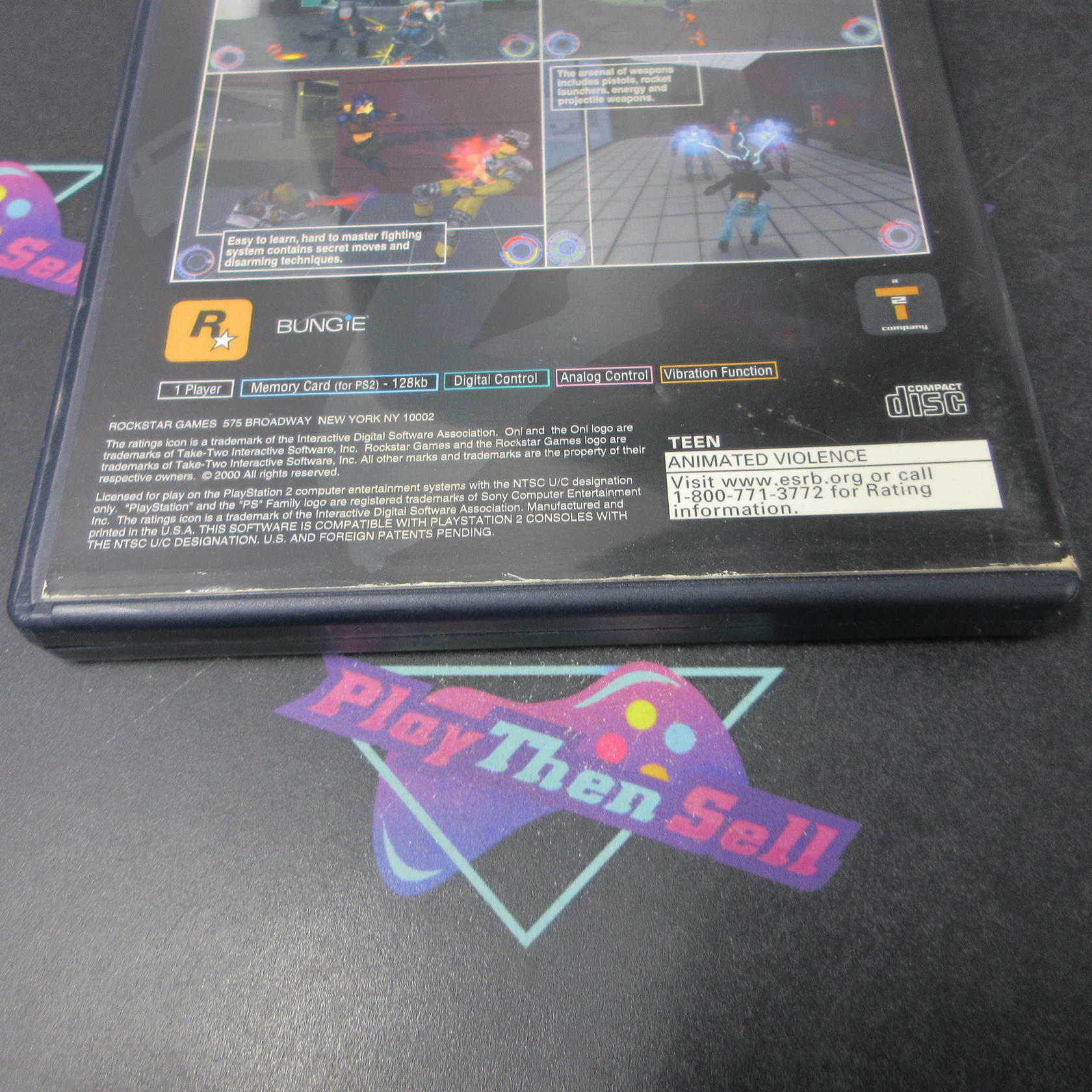 Oni PS2 PlayStation 2 AD Complete CIB - Very Good
