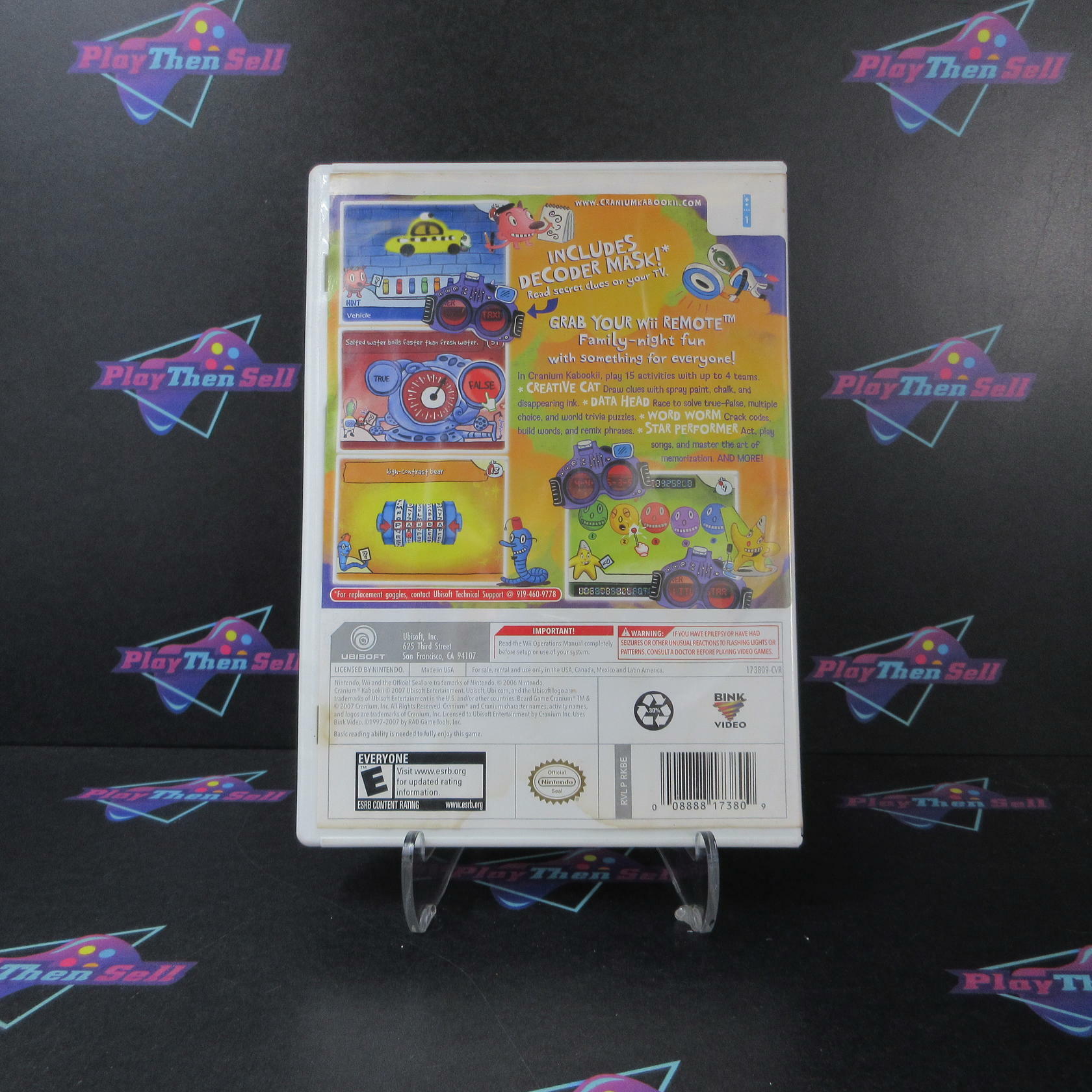 Cranium Kabookii Nintendo Wii AD/NM - Very Good