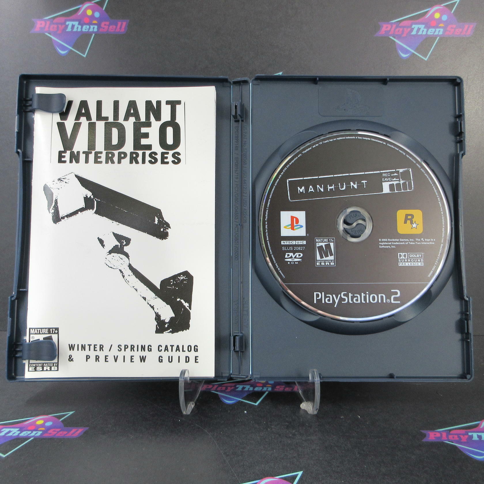 Manhunt PS2 PlayStation 2 + Reg Card - Like New