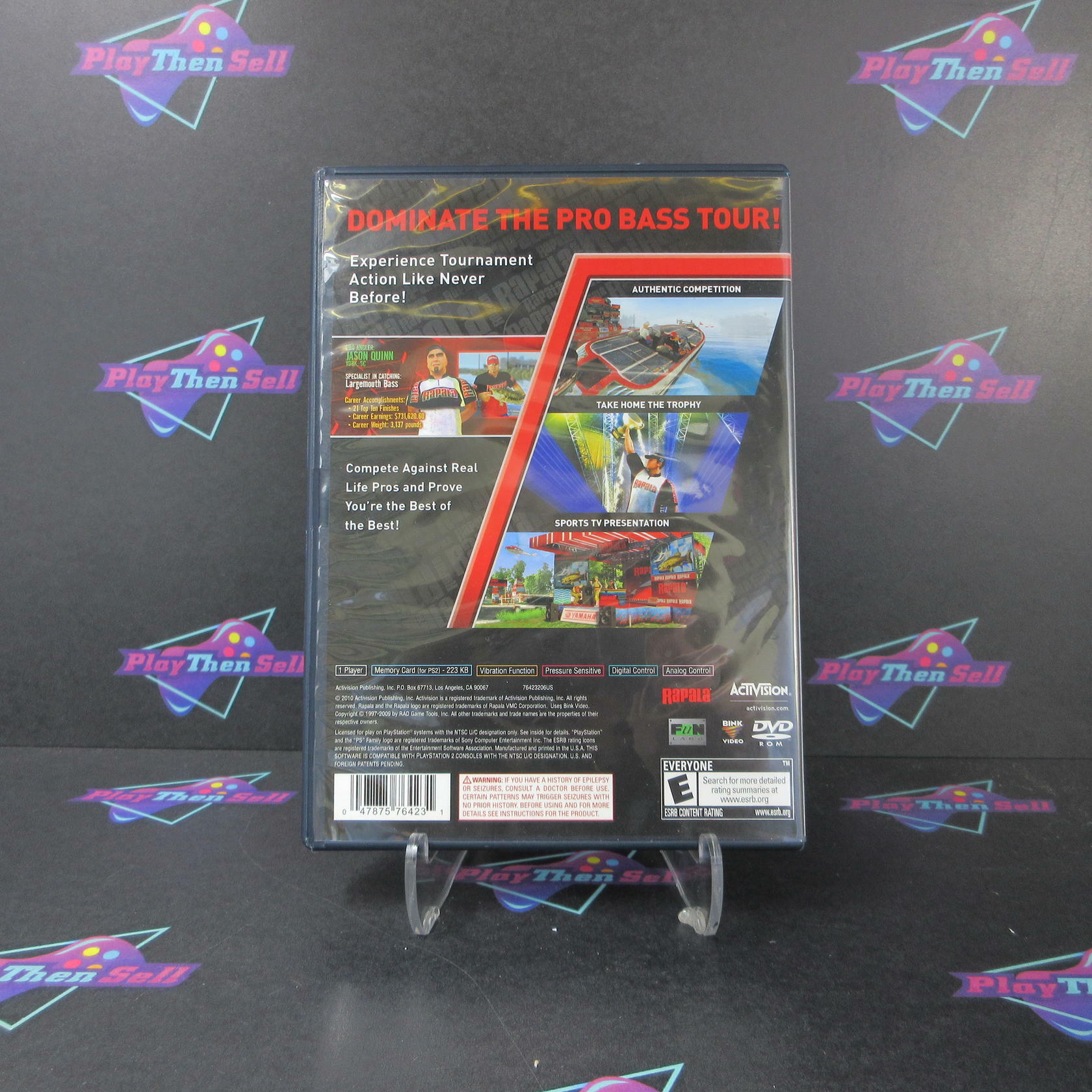 Rapala Pro Bass Fishing PS2 PlayStation 2 - Like New