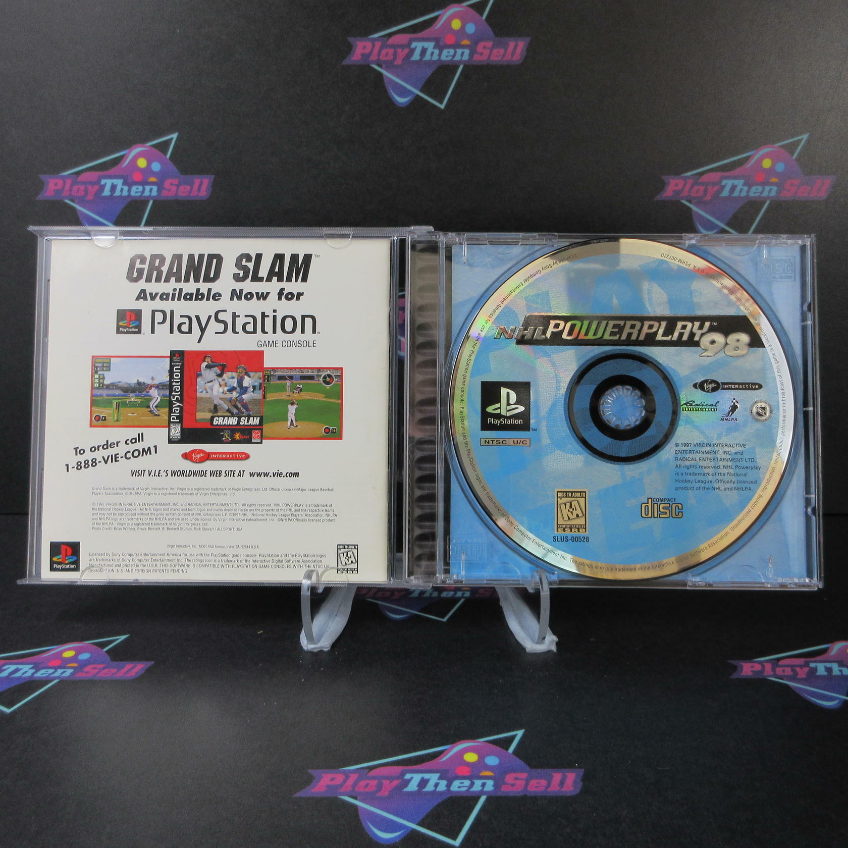 NHL Powerplay '98 PS1 PlayStation 1 + Reg Card - Like New