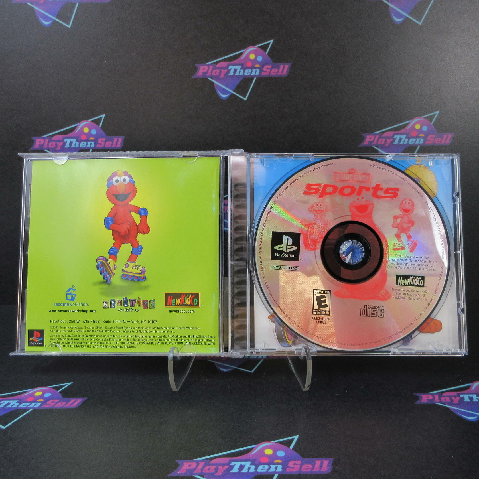 Sesame Street Sports PS1 PlayStation 1 + Reg Card - Like New