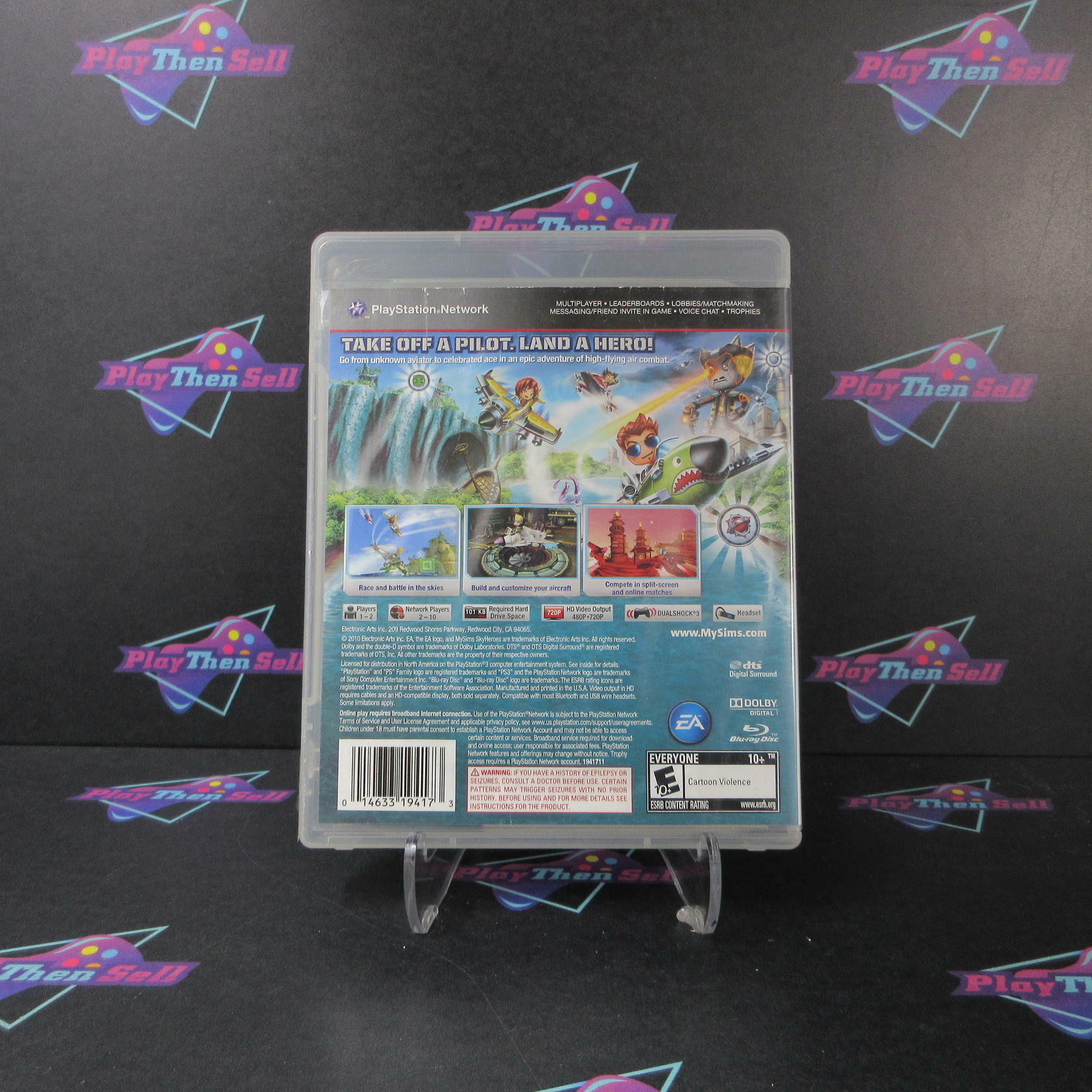MySims Sky Heroes PS3 PlayStation 3 AD Complete CIB - Very Good