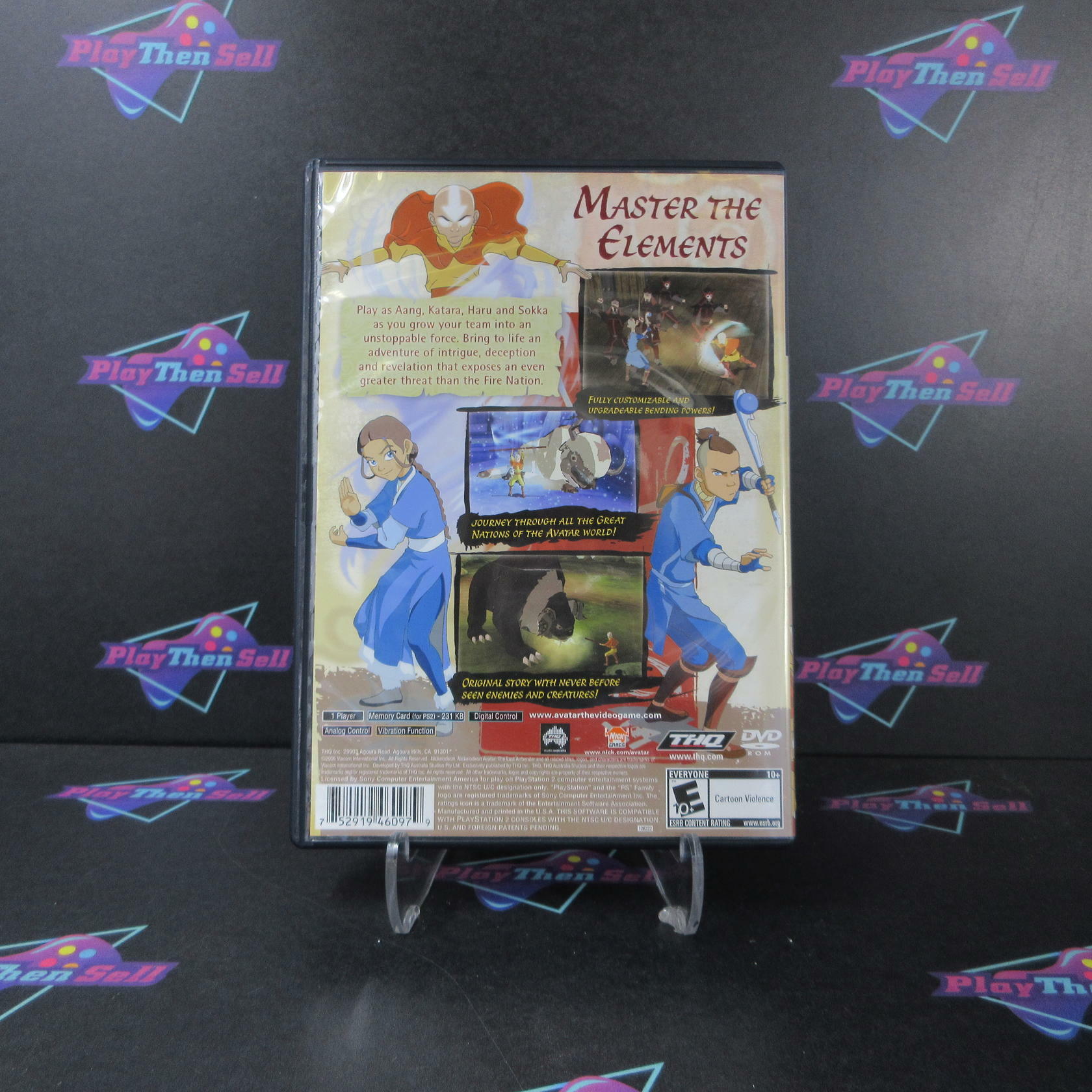 Avatar The Last Airbender PS2 PlayStation 2 No Bonus Disc - Like New