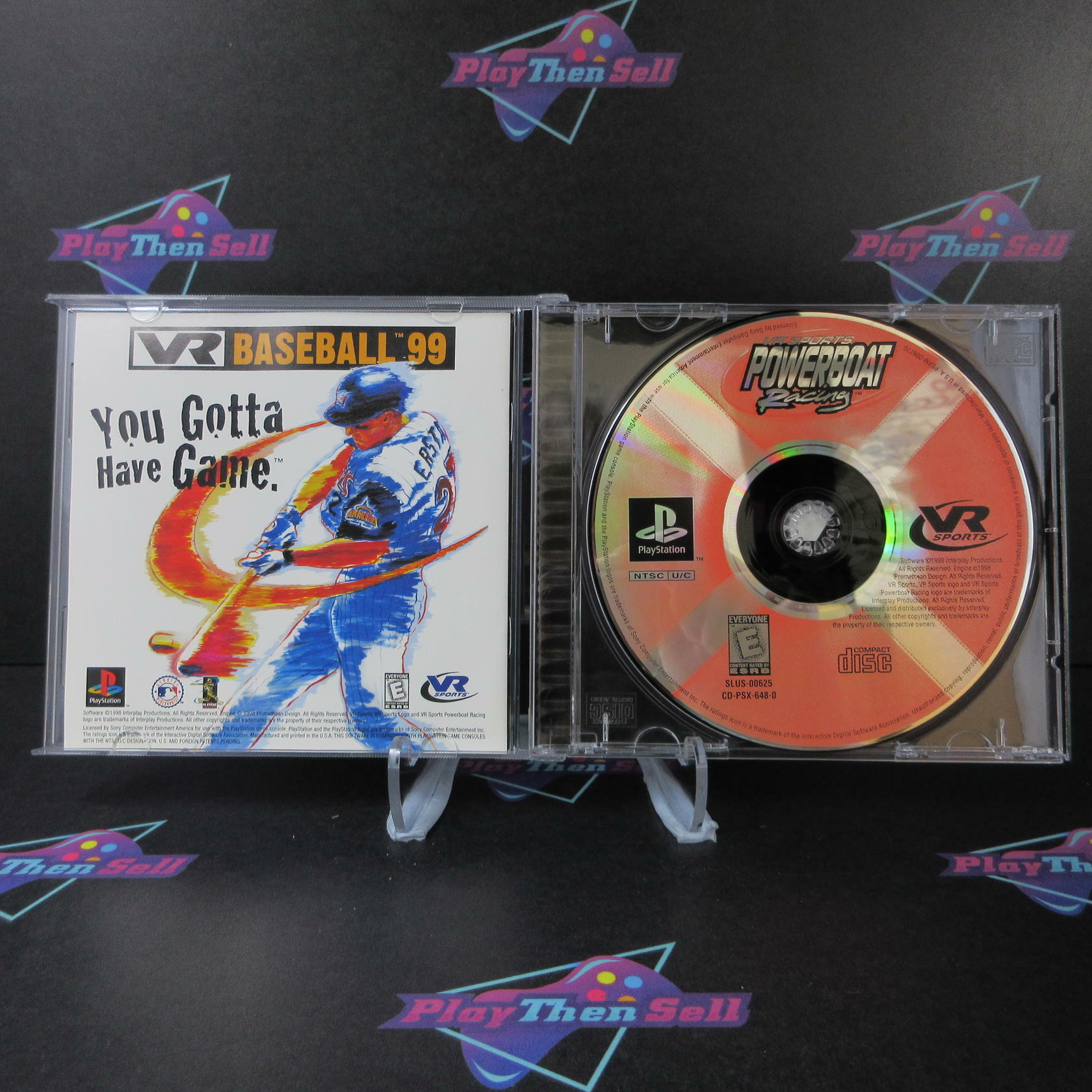 Vr Sports Powerboat Racing PS1 PlayStation 1 + Reg Card - Like New
