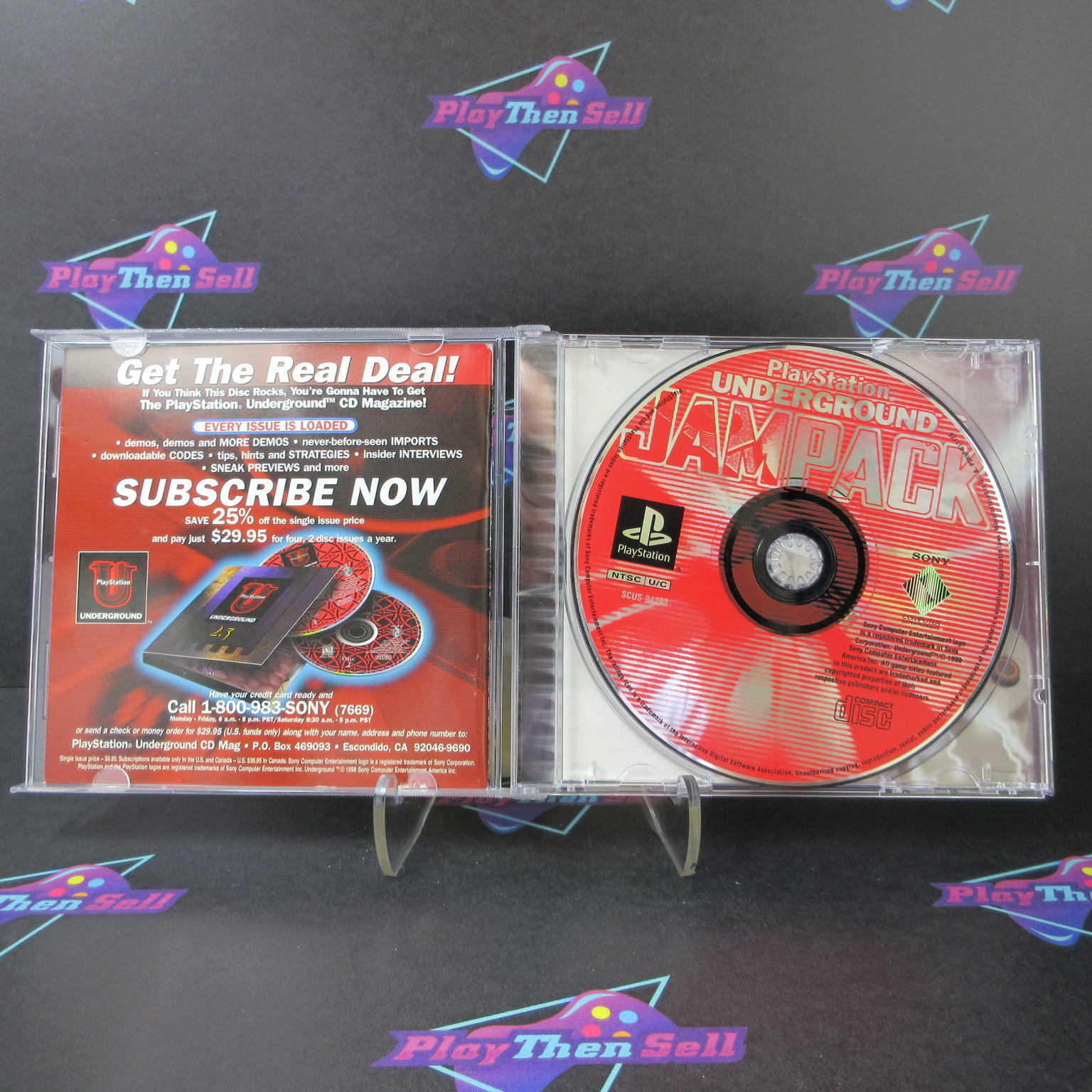 Jam Pack volume 4 Winter 98 PS1 PlayStation 1 - Like New