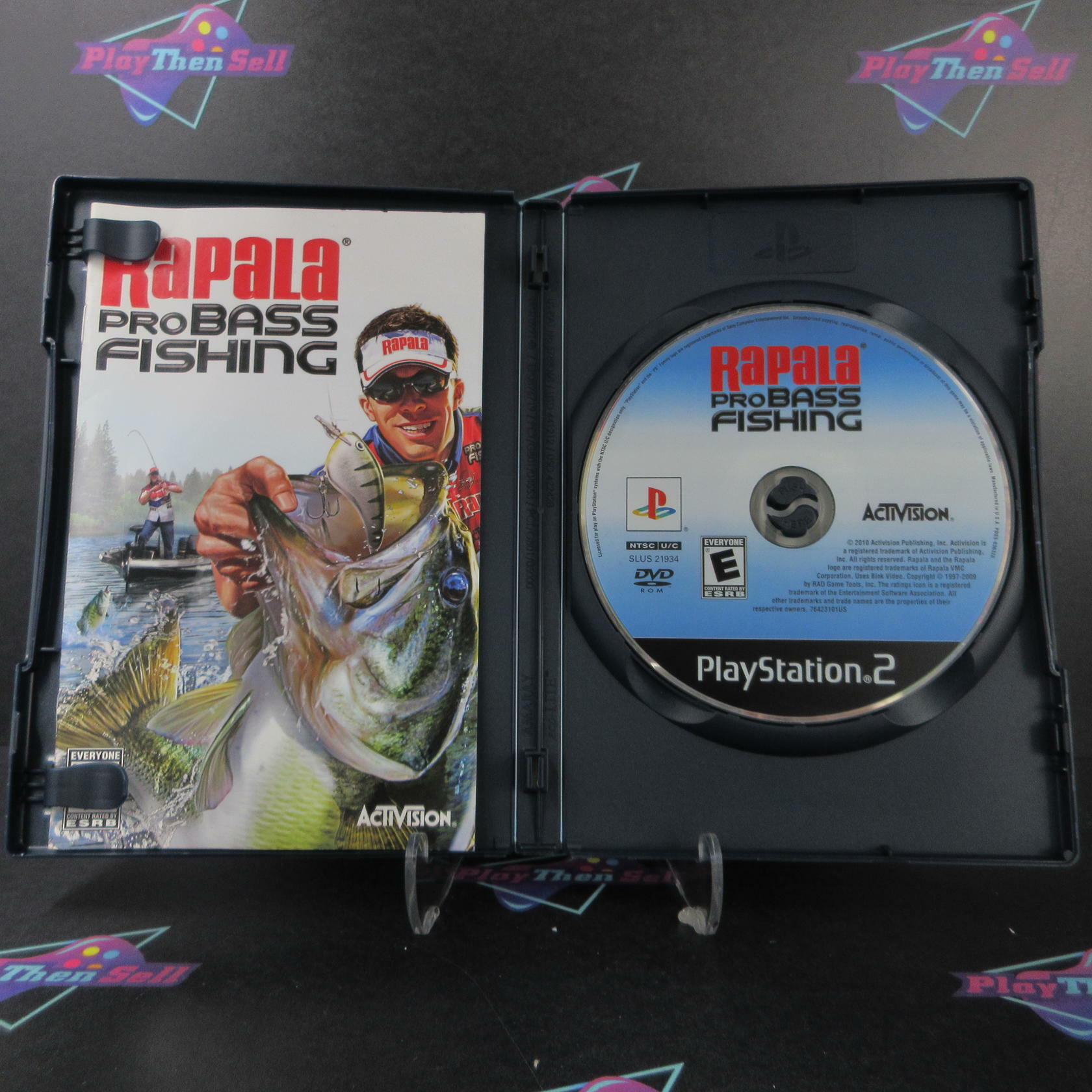 Rapala Pro Bass Fishing PS2 PlayStation 2 - Like New