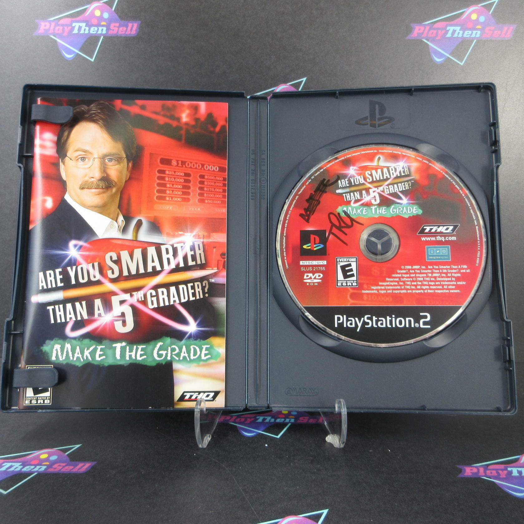 Are You Smarter than a 5th Grader Make the Grade PlayStation 2 AD/DD Complete - Very Good