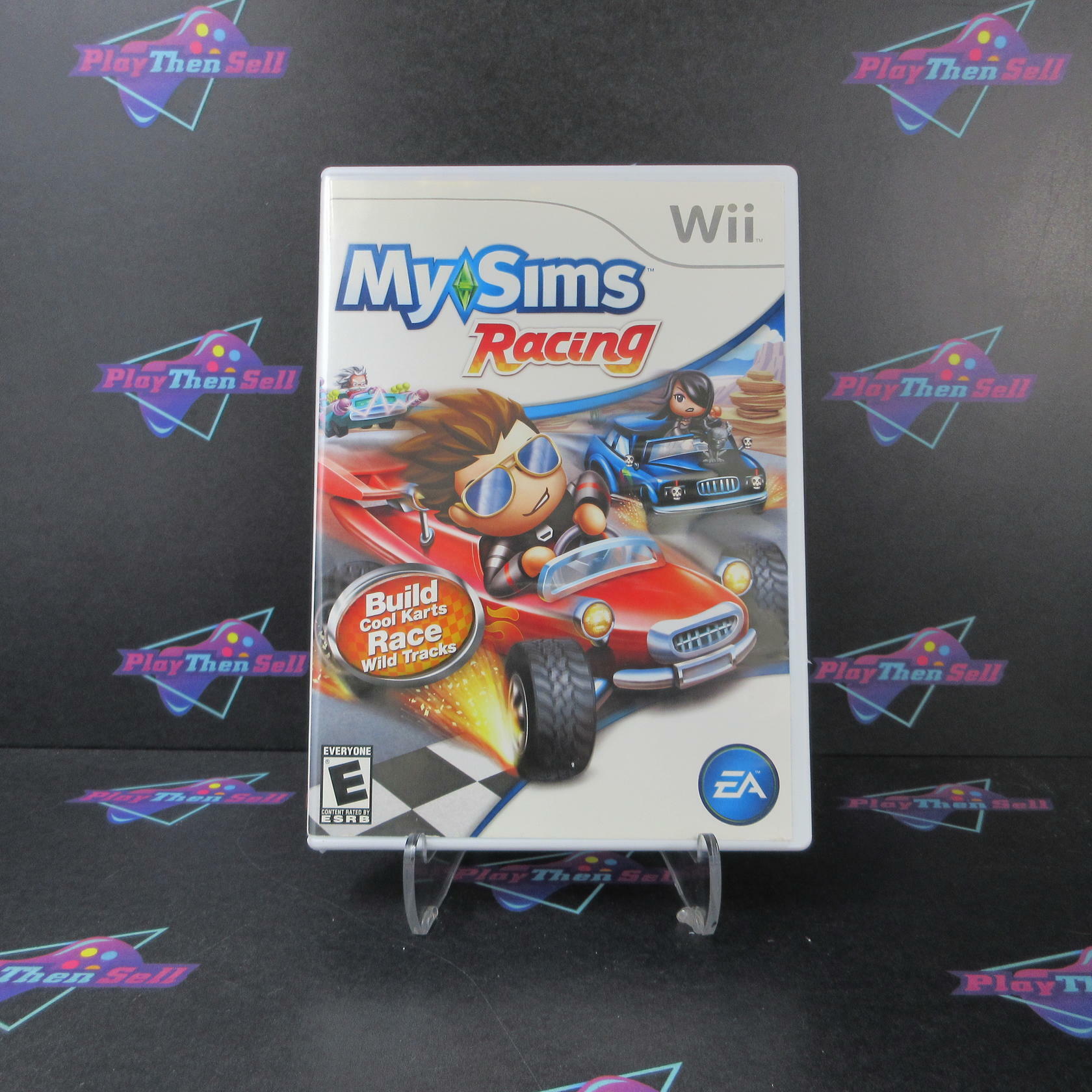 MySims Racing Nintendo Wii AD Complete CIB - Very Good