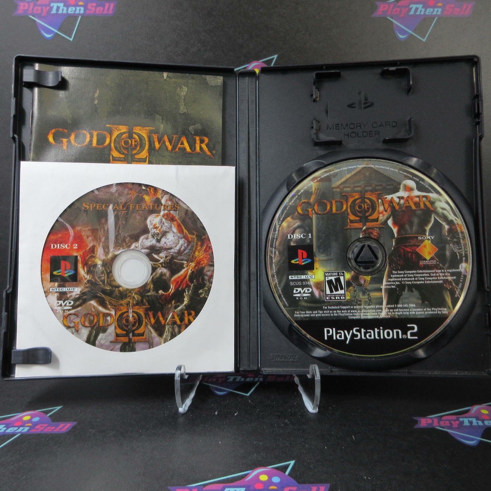 God of War 2 GH PS2 PlayStation 2 AD Complete CIB - Very Good