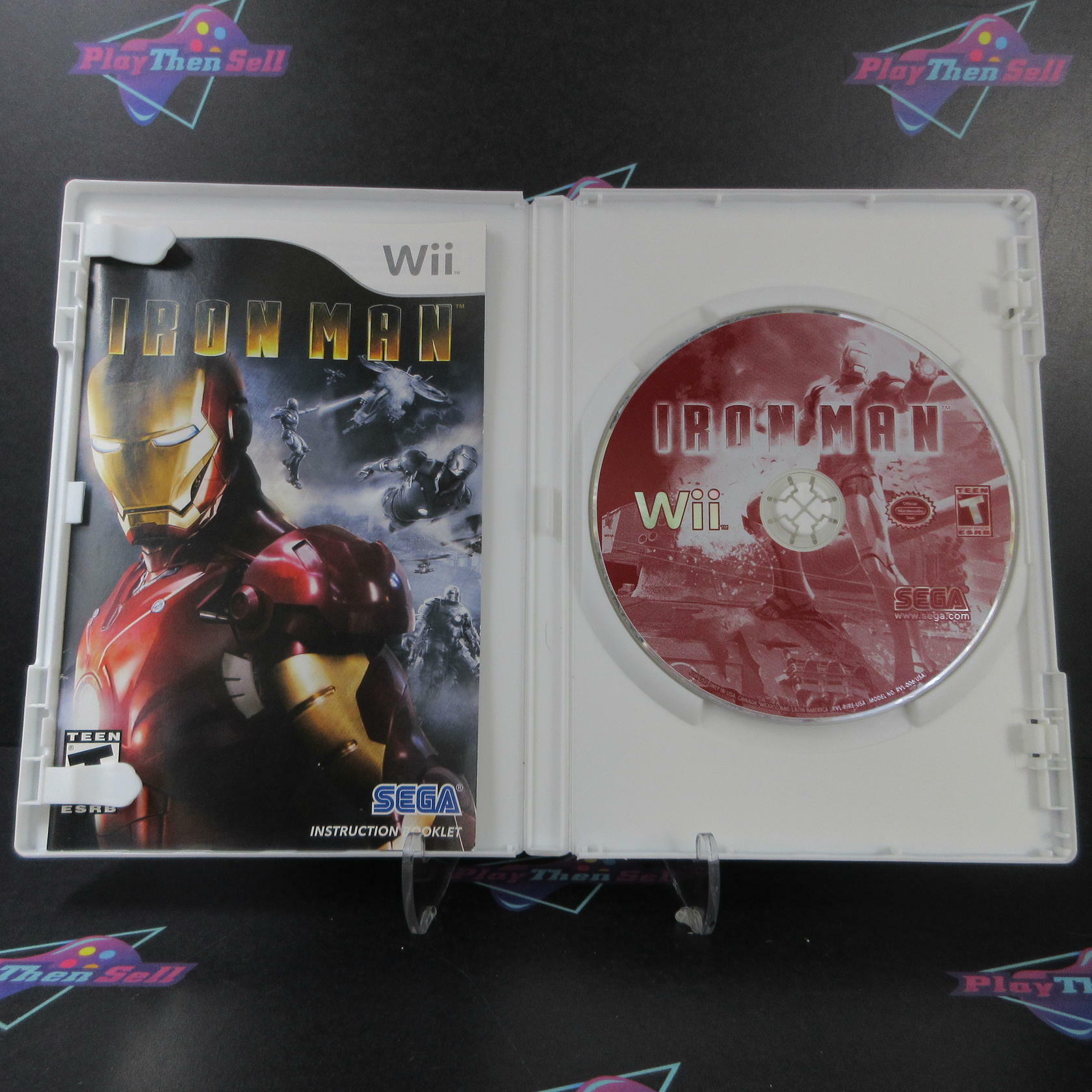 Iron Man Nintendo Wii AD Complete CIB - Very Good