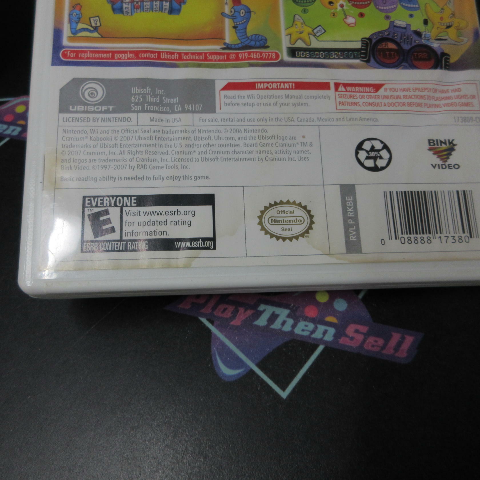 Cranium Kabookii Nintendo Wii AD/NM - Very Good