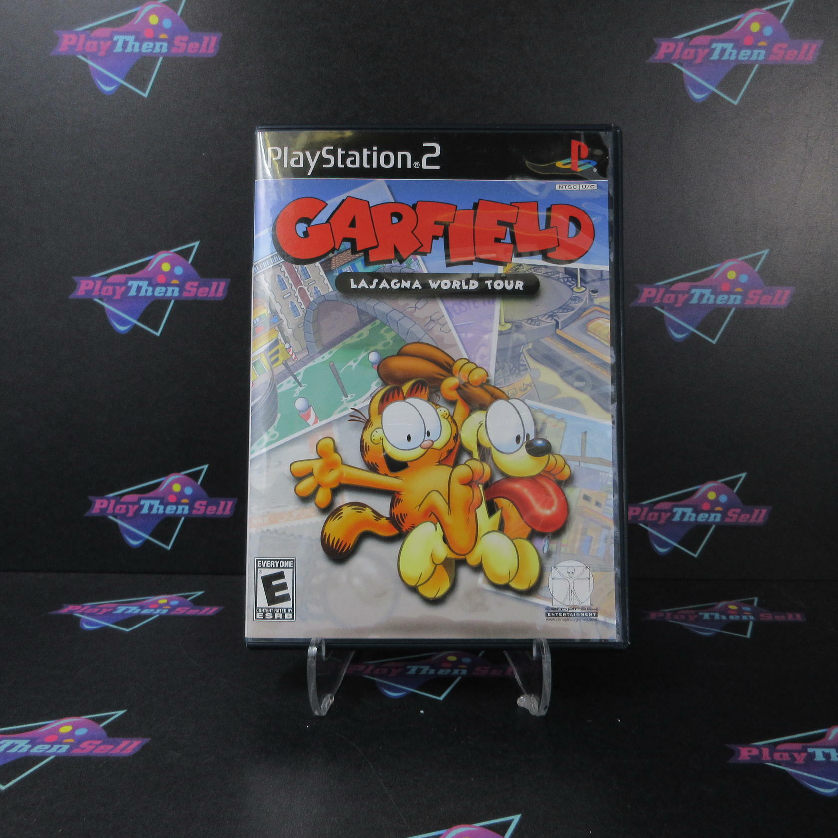 Garfield Lasagna Tour PS2 PlayStation 2 MD Complete CIB - Very Good