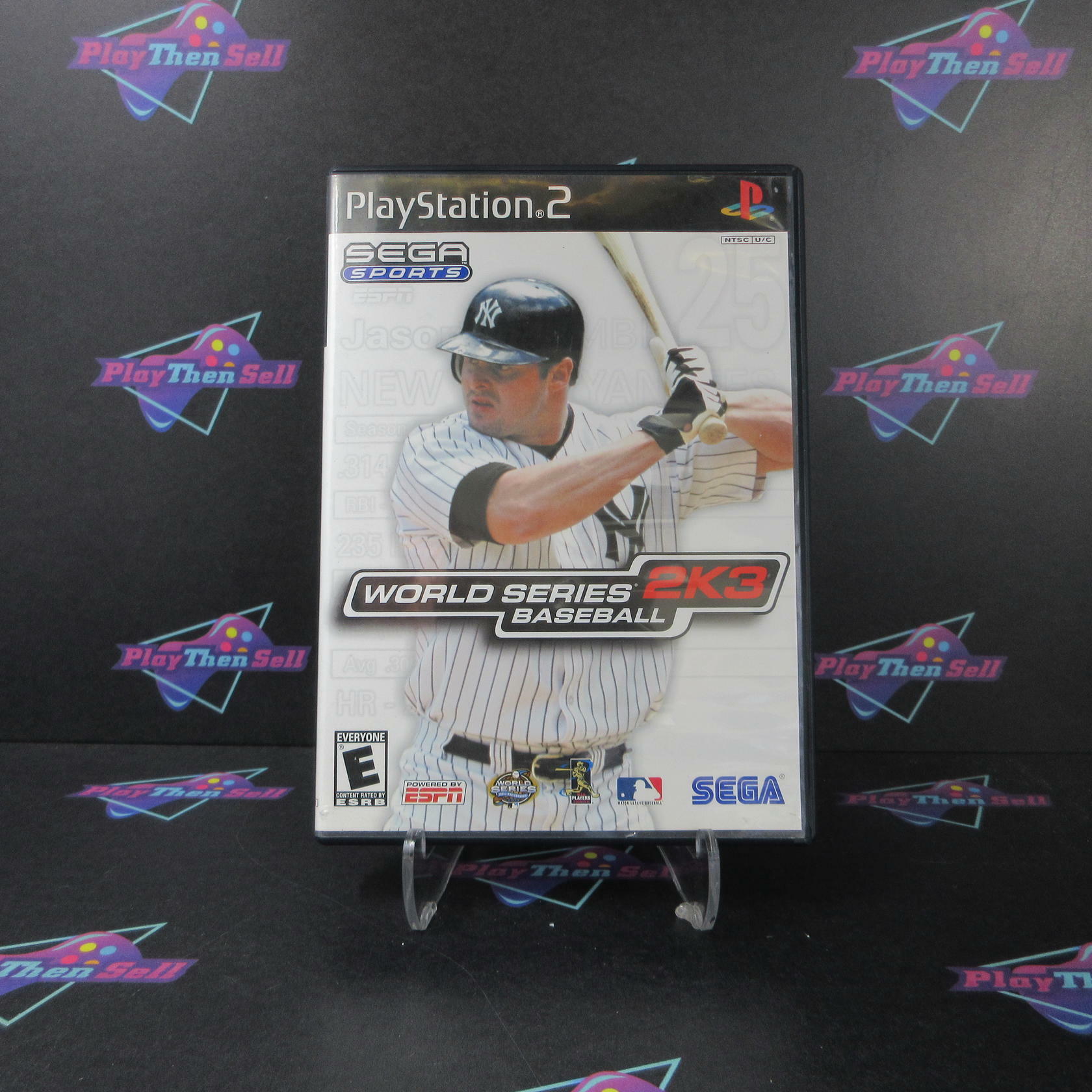 Sega Sports World Series Baseball 2K3 PS2 PlayStation 2 DD Complete CIB - Very Good