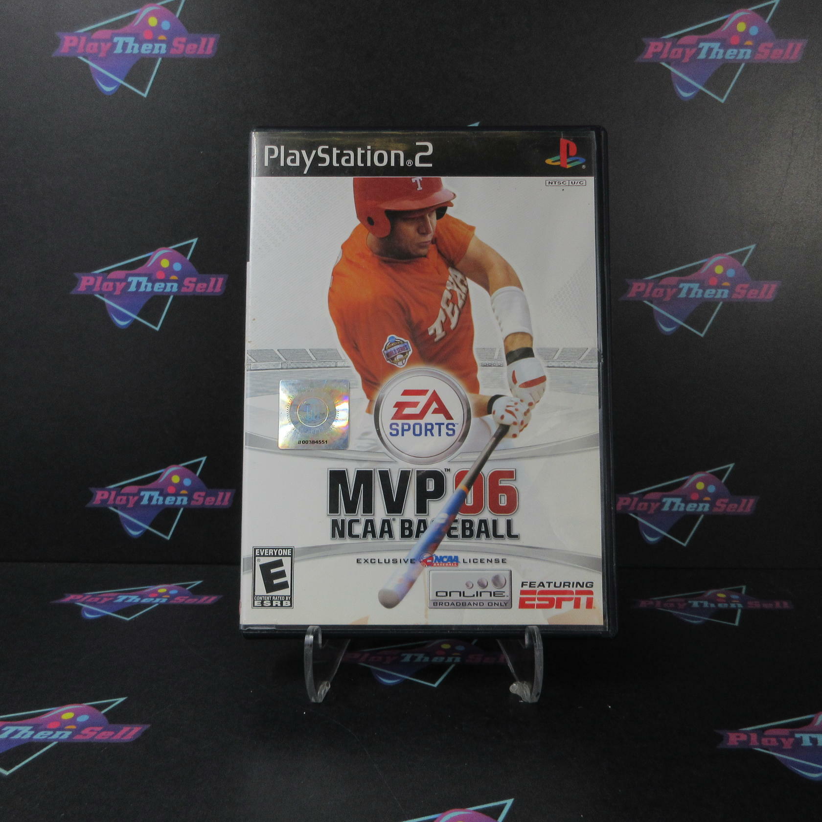 MVP NCAA Baseball 06 PS2 PlayStation 2 DD Complete CIB - Very Good