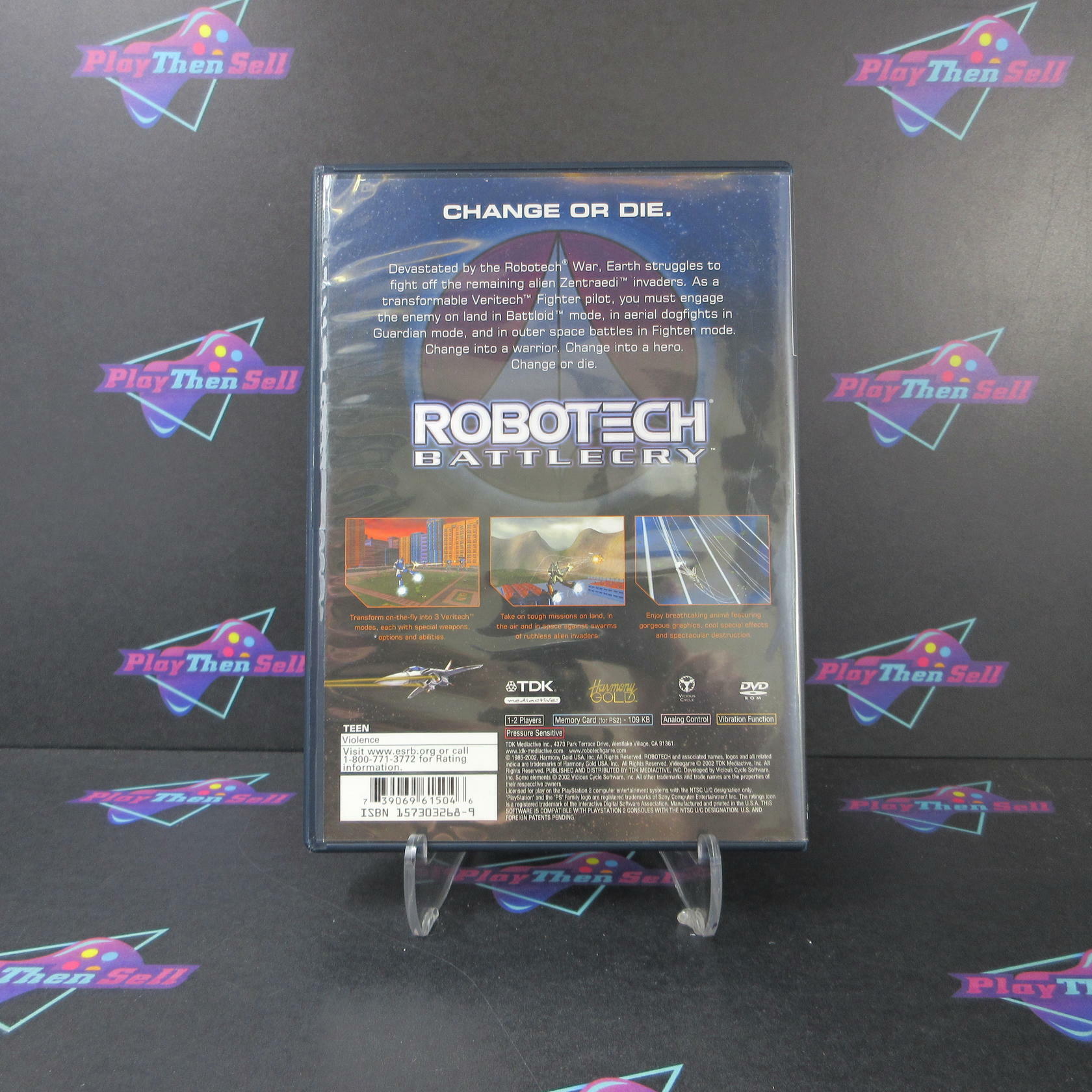 Robotech Battlecry PS2 PlayStation 2 - Very Good