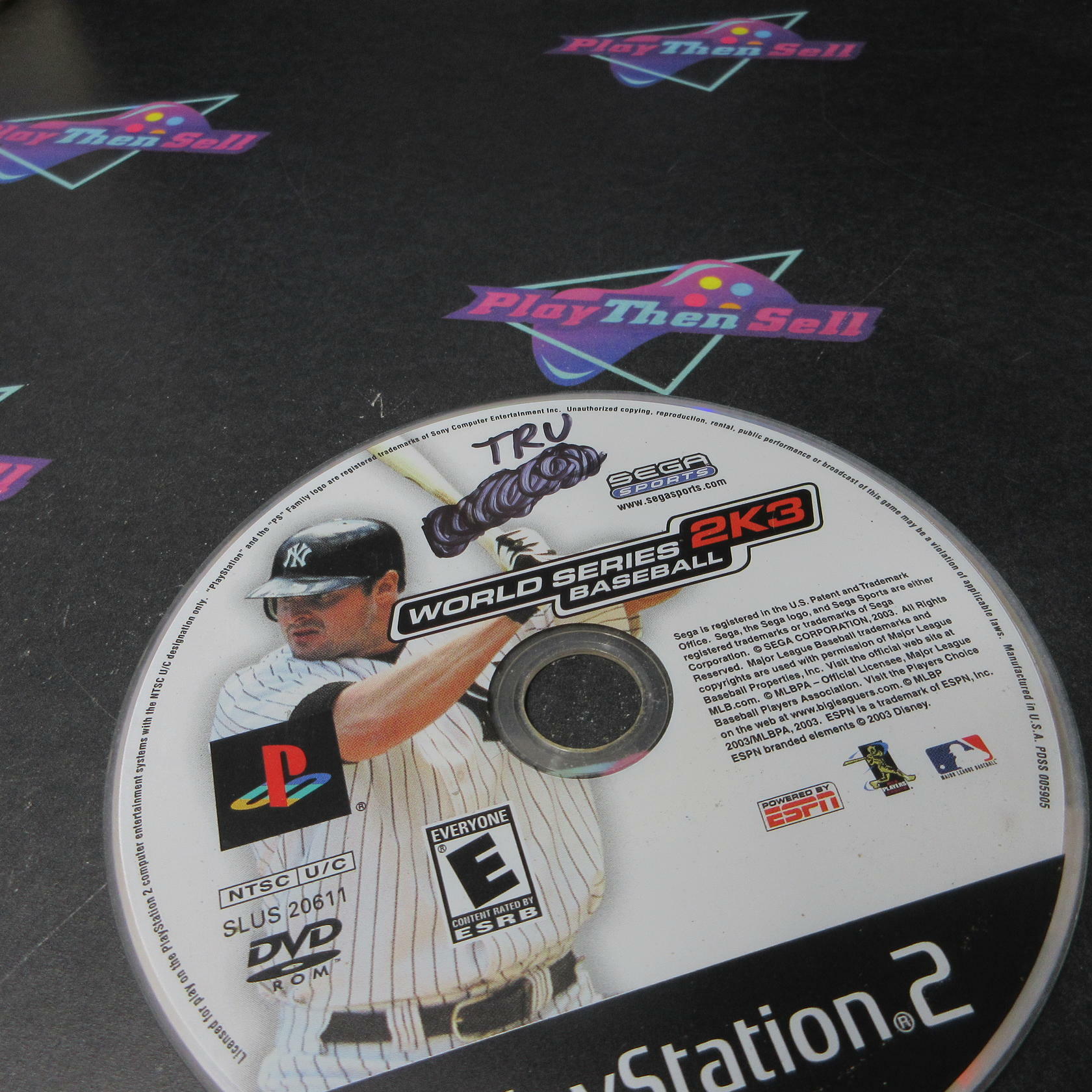 Sega Sports World Series Baseball 2K3 PS2 PlayStation 2 DD Complete CIB - Very Good