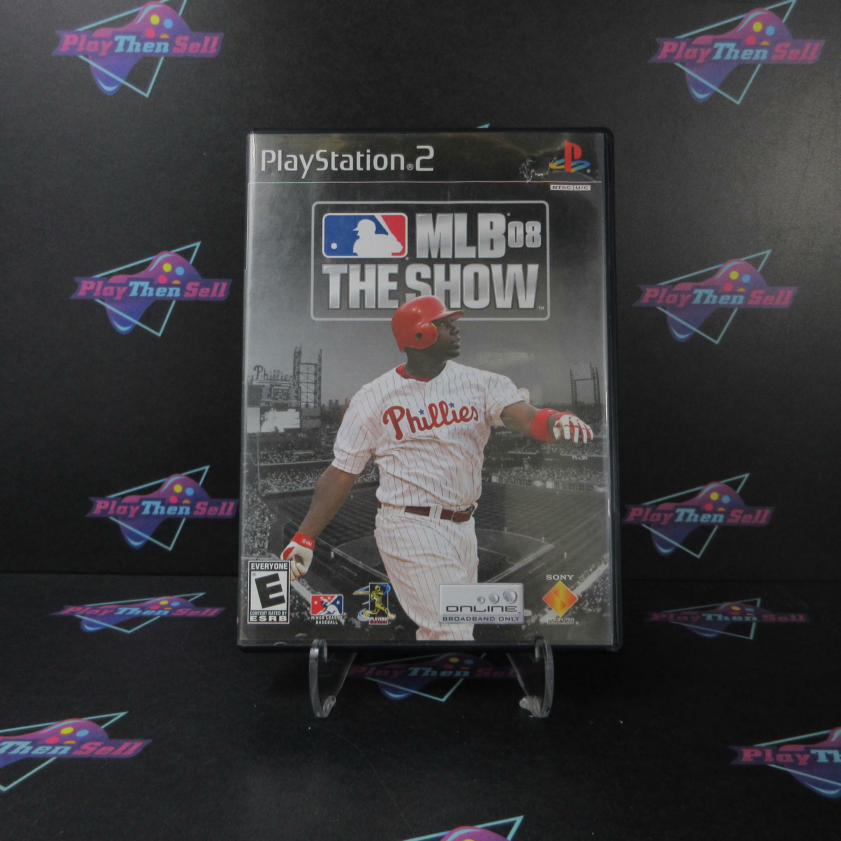 MLB 08 The Show PS2 PlayStation 2 AD/NM - Very Good