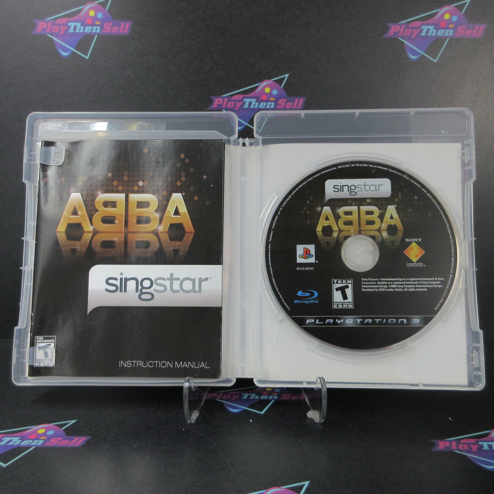 SingStar ABBA PS3 PlayStation 3 Software Only + Reg Card - Like New