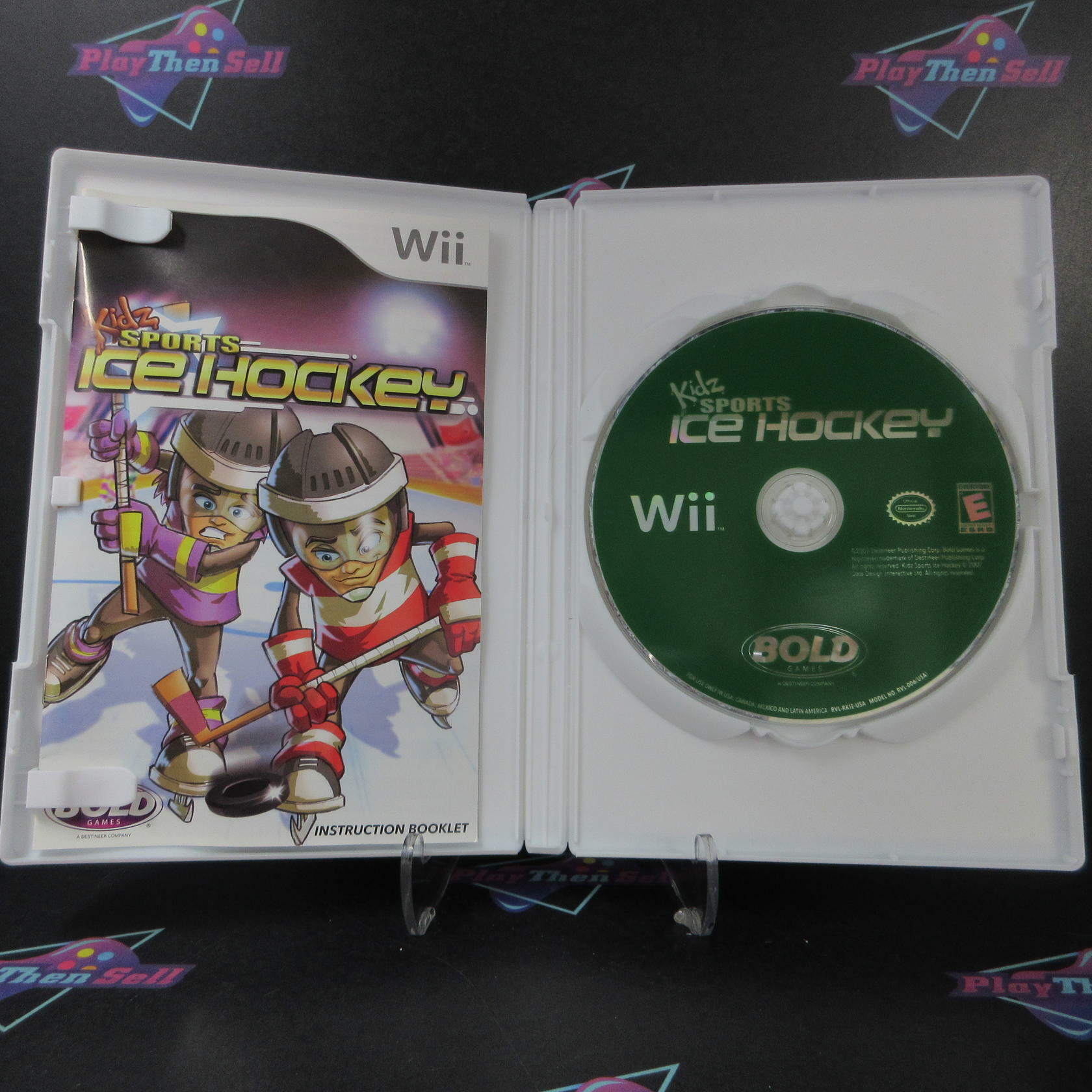Kidz Sports Ice Hockey Nintendo Wii AD Complete CIB - Very Good