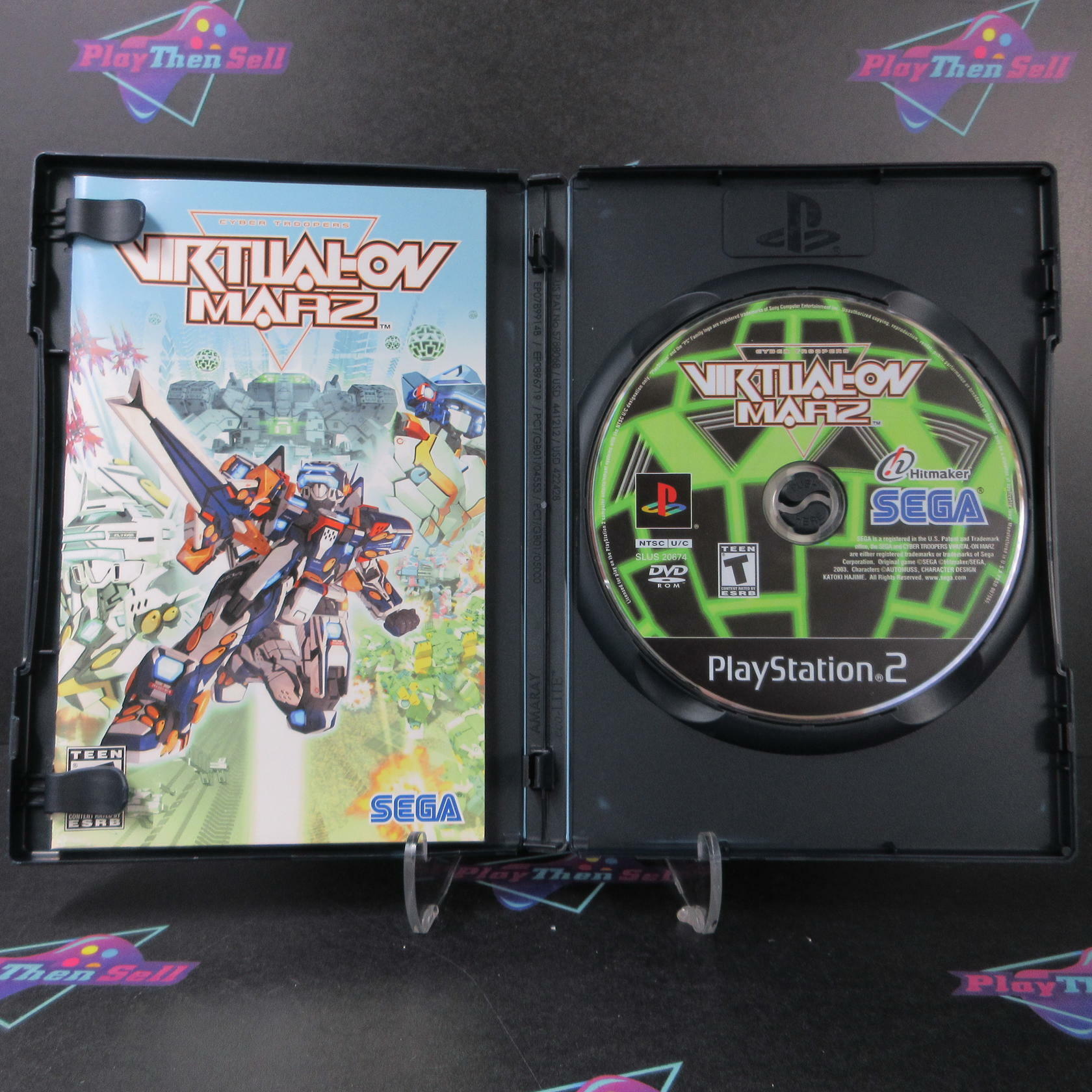 Virtual on Marz PS2 PlayStation 2 - Like New