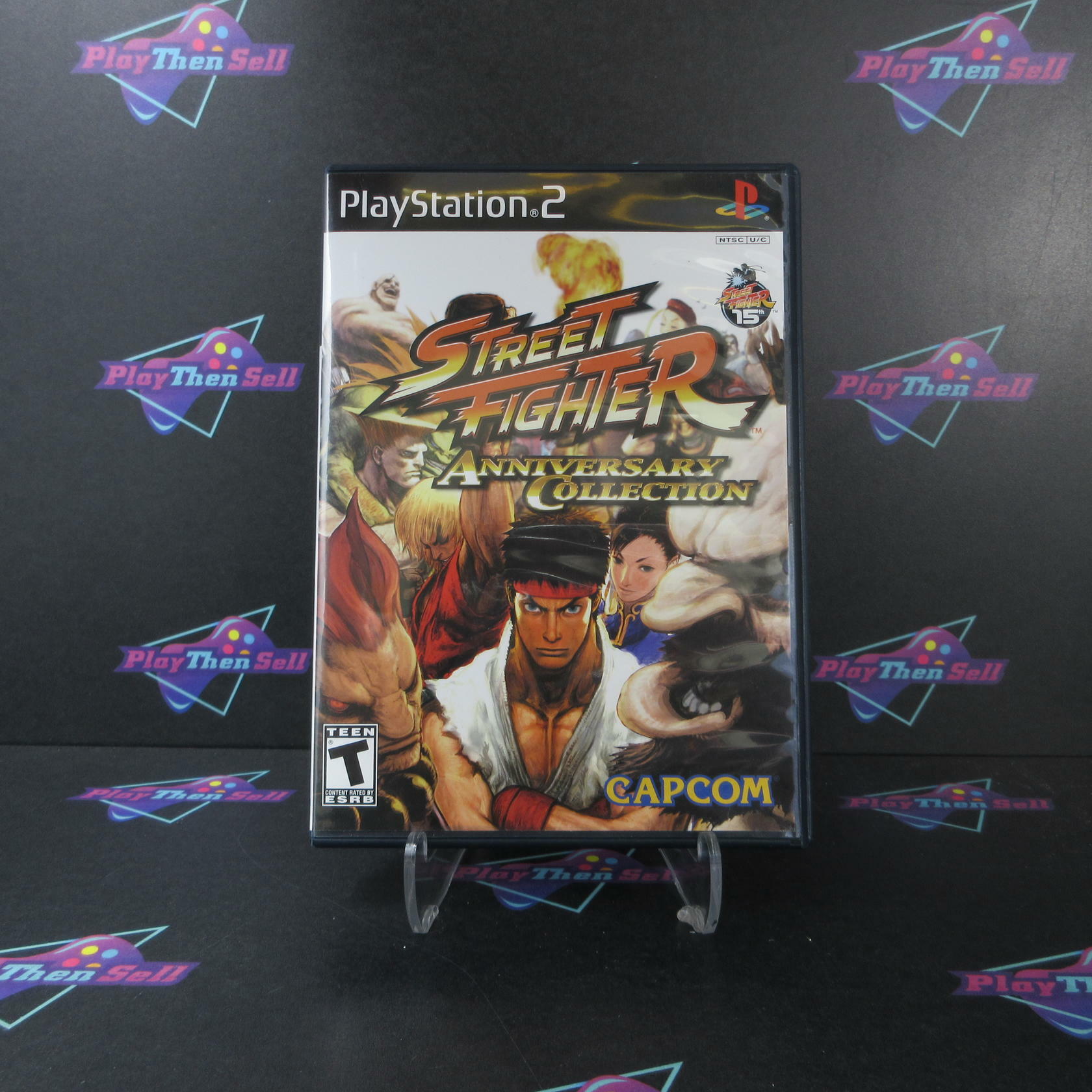 Street Fighter Anniversary Collection PS2 PlayStation 2 - Very Good