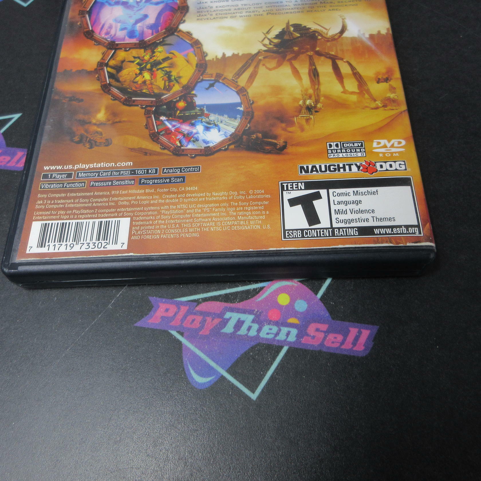 Jak 3 GH PS2 PlayStation 2 AD/NM - Very Good
