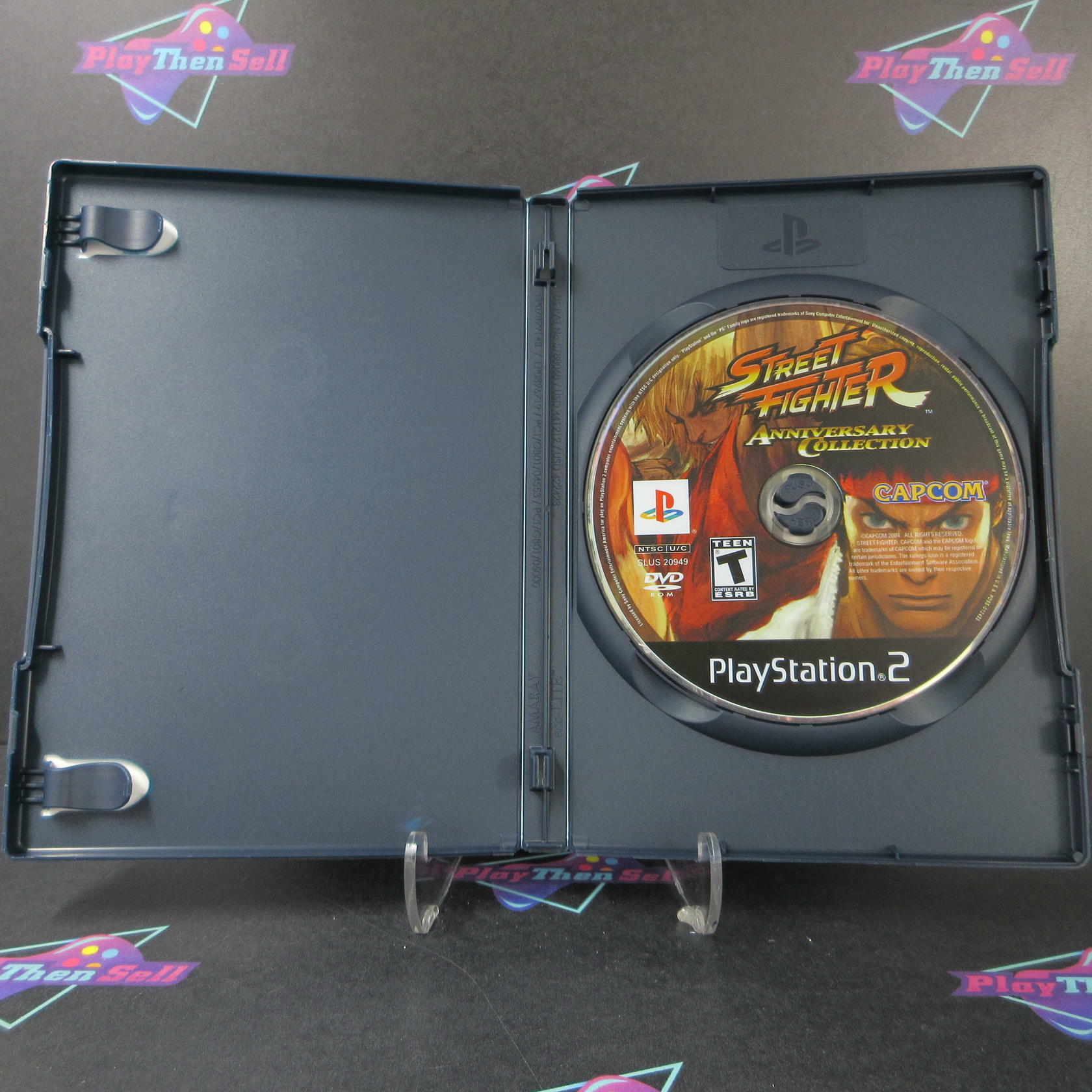 Street Fighter Anniversary Collection PS2 PlayStation 2 - Very Good